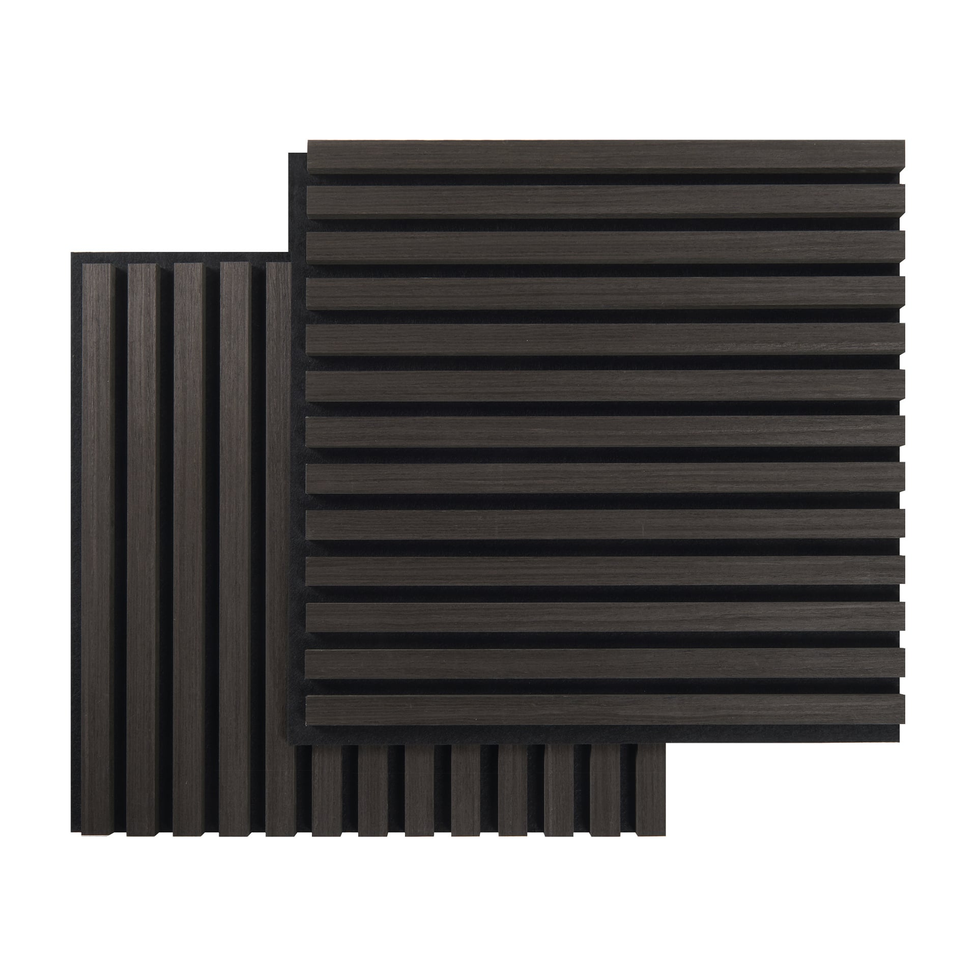 Akustikpanel 2-pk 52x52 cm | Square Smoked Oak | Jula