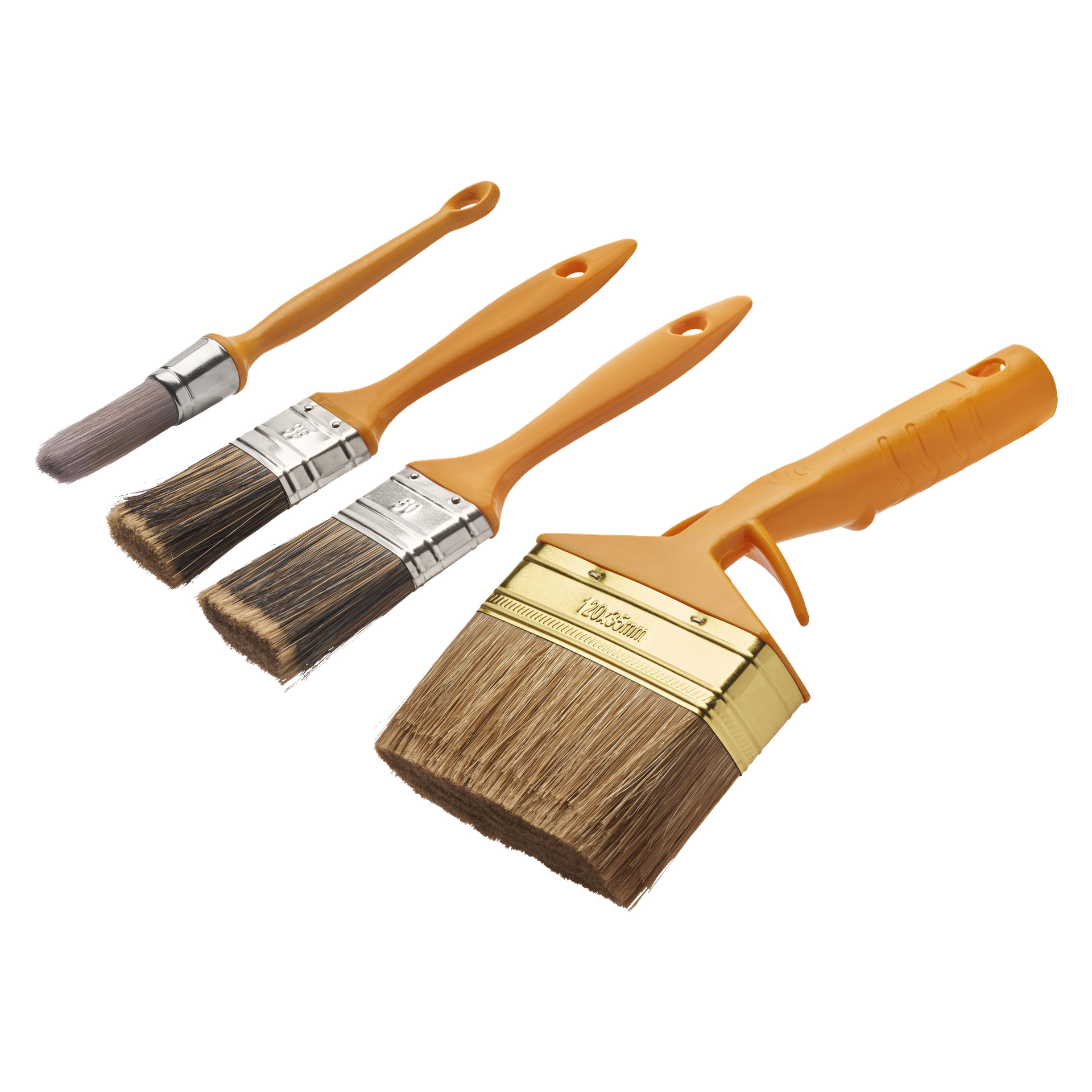 Pinsel-Set 4-teilig | Hard Head | Jula