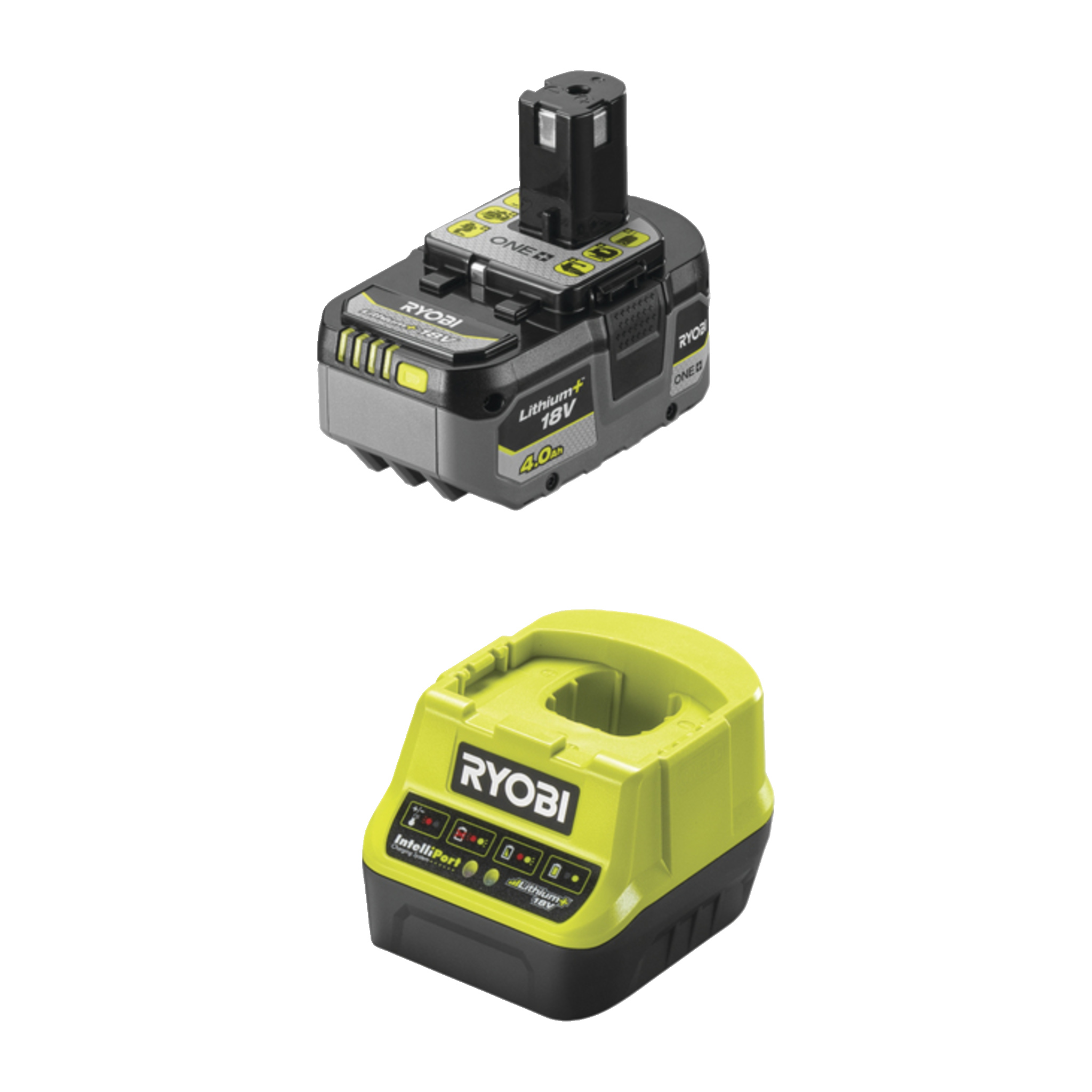 Skaftdammsugare med borstlös motor 18 V 4,0 Ah | Ryobi ONE+ RSV18X-1X40 ...