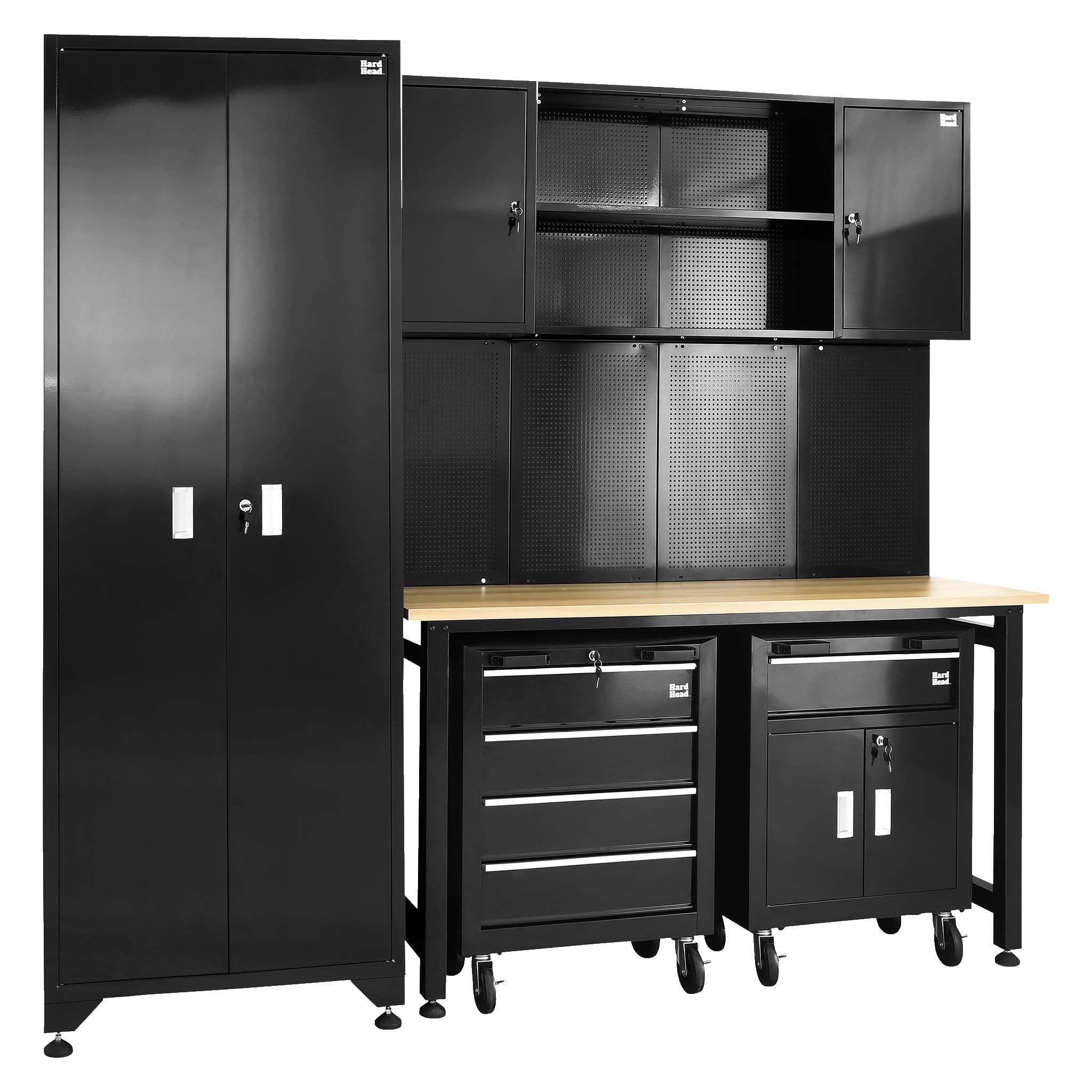 Werkstatteinrichtungs-Set 236x205x50 cm | Hard Head | Jula