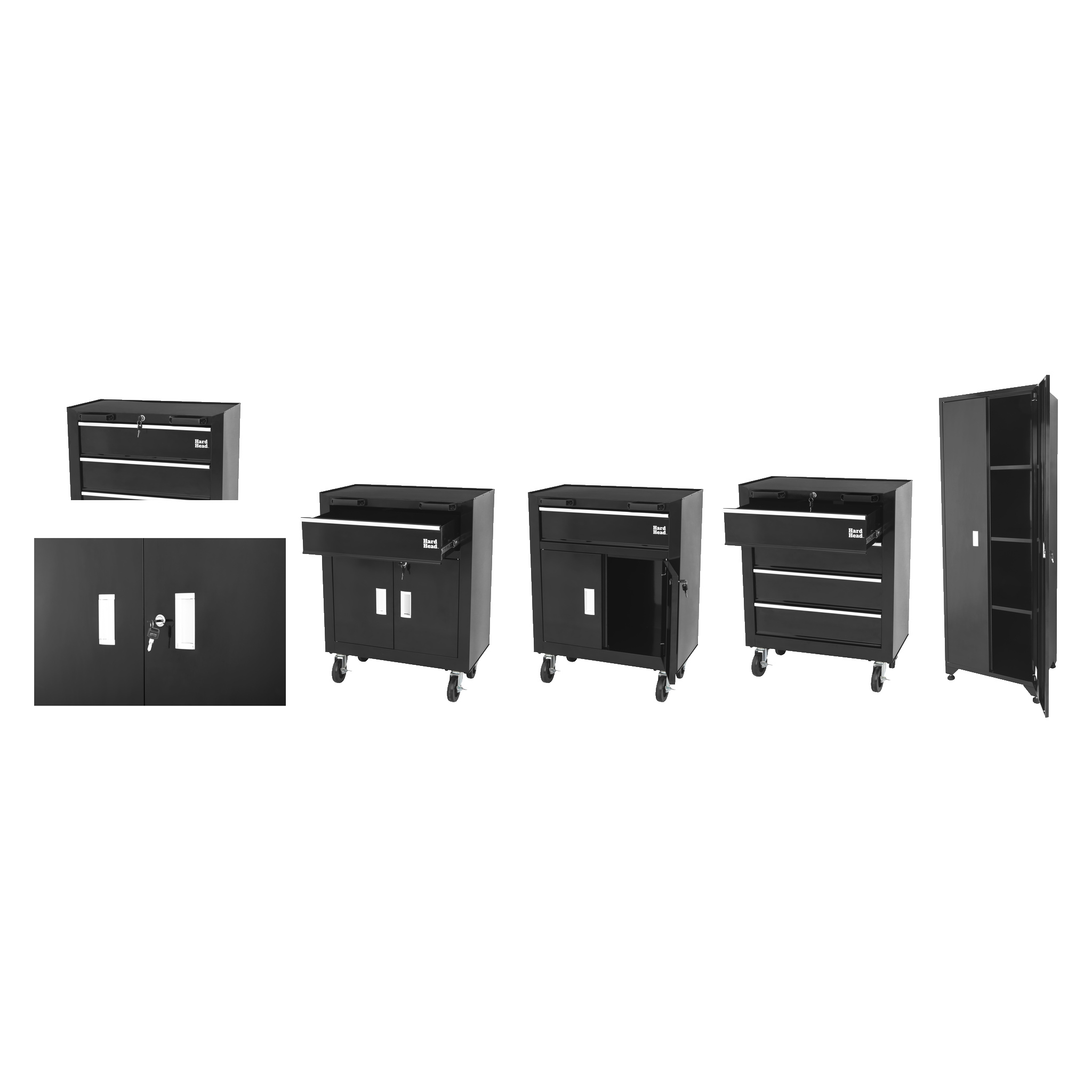 Werkstatteinrichtungs-Set 236x205x50 cm | Hard Head | Jula