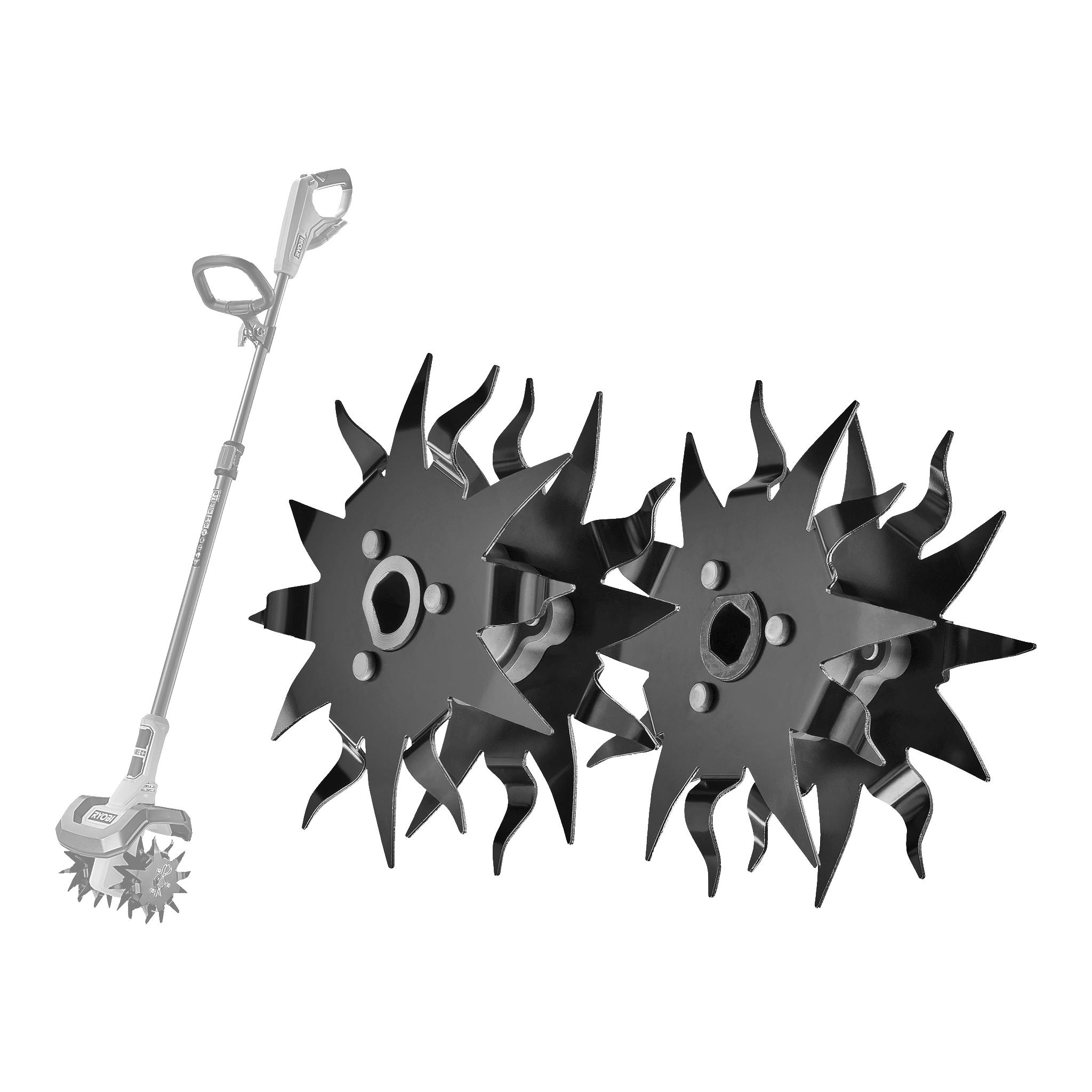Kniver for jordfreser 2-pk