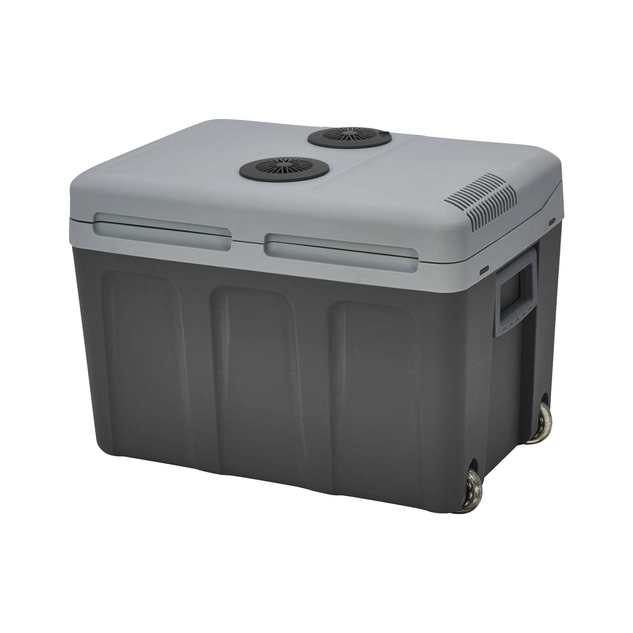 Kylbox med hjul 40 l 12/230 V Kayoba (473)1 1 199.-Kyler eller varmhållerDrivs av 12 V eller 230 VTrolleyhandtag samt hjul
