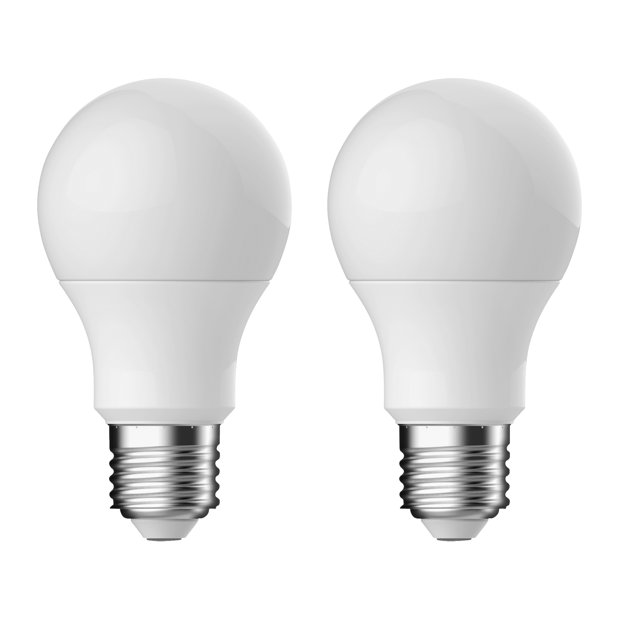 Normalpære, LED 2-pk E27 4.8 W 470 lm