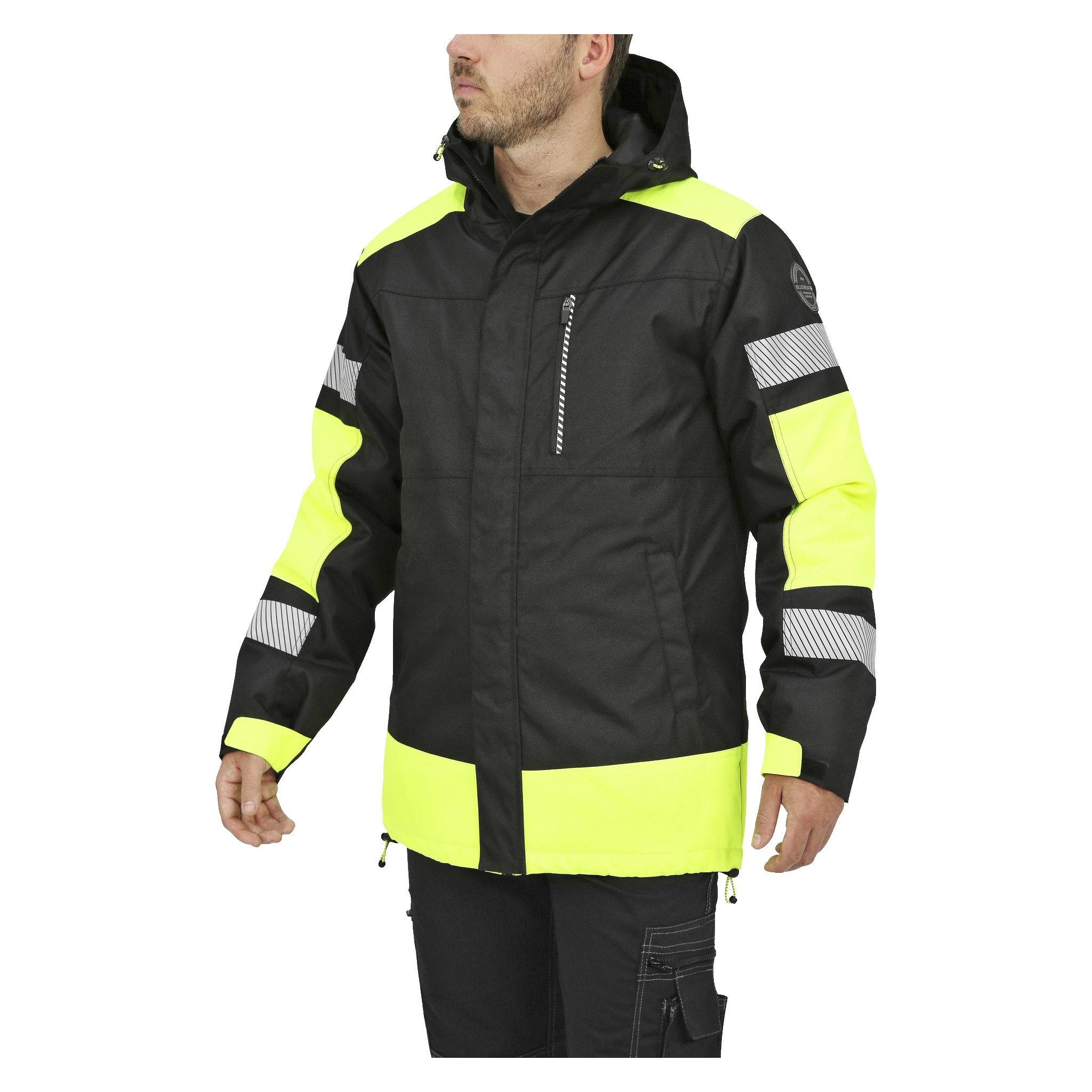Parkas med reflekterande detaljer S