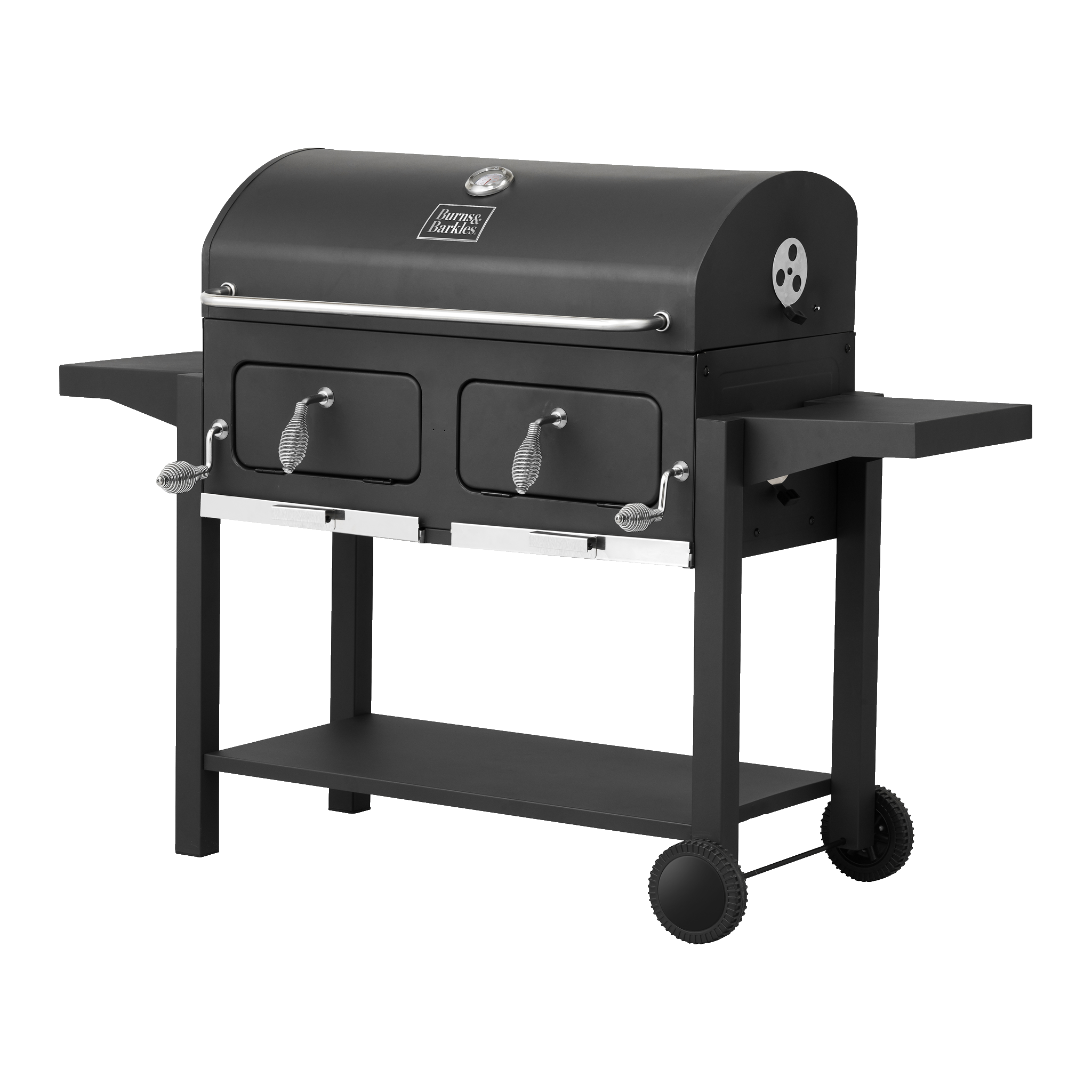 Dobbel kullgrill 82x42 cm