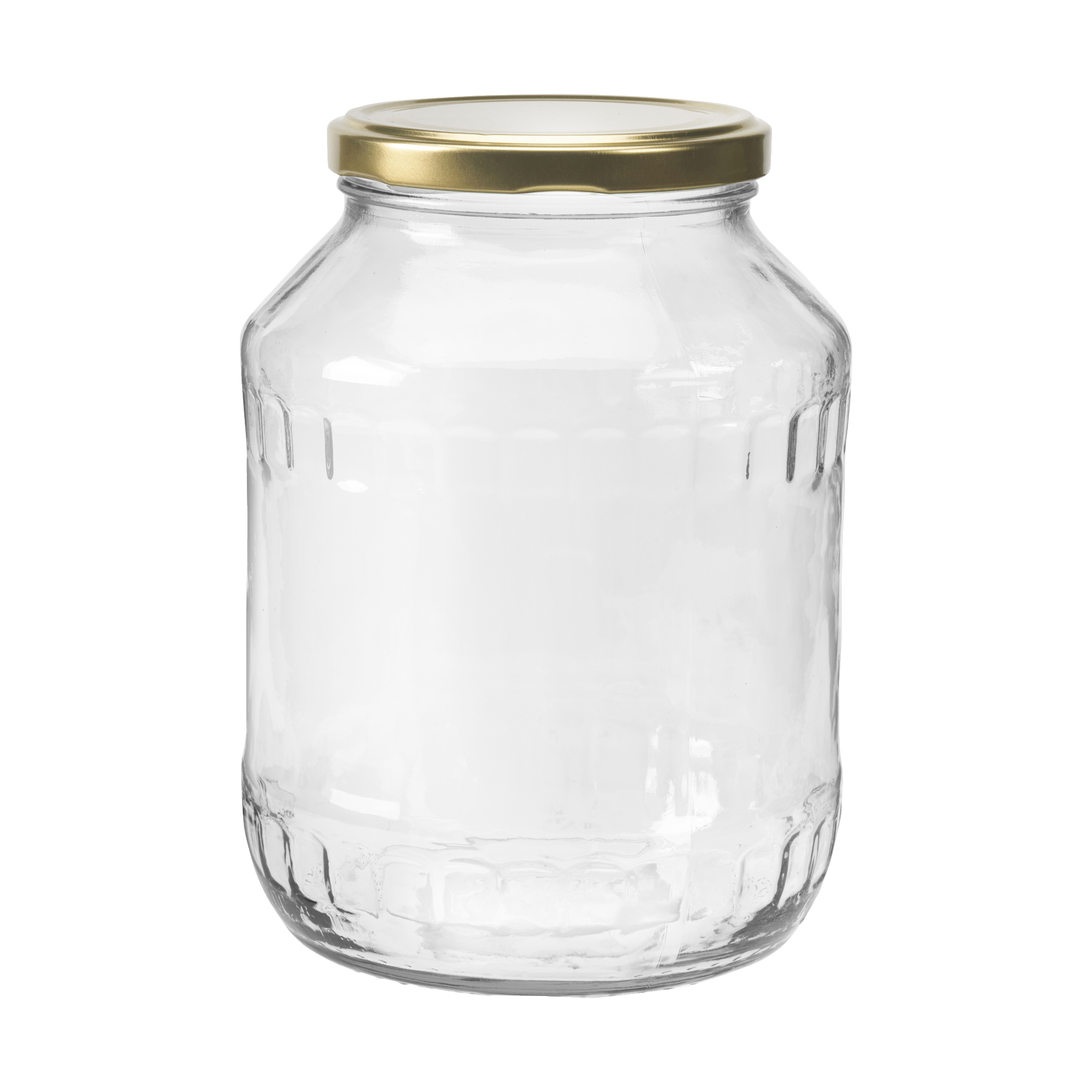 Glasburk med lock 1,7 l
