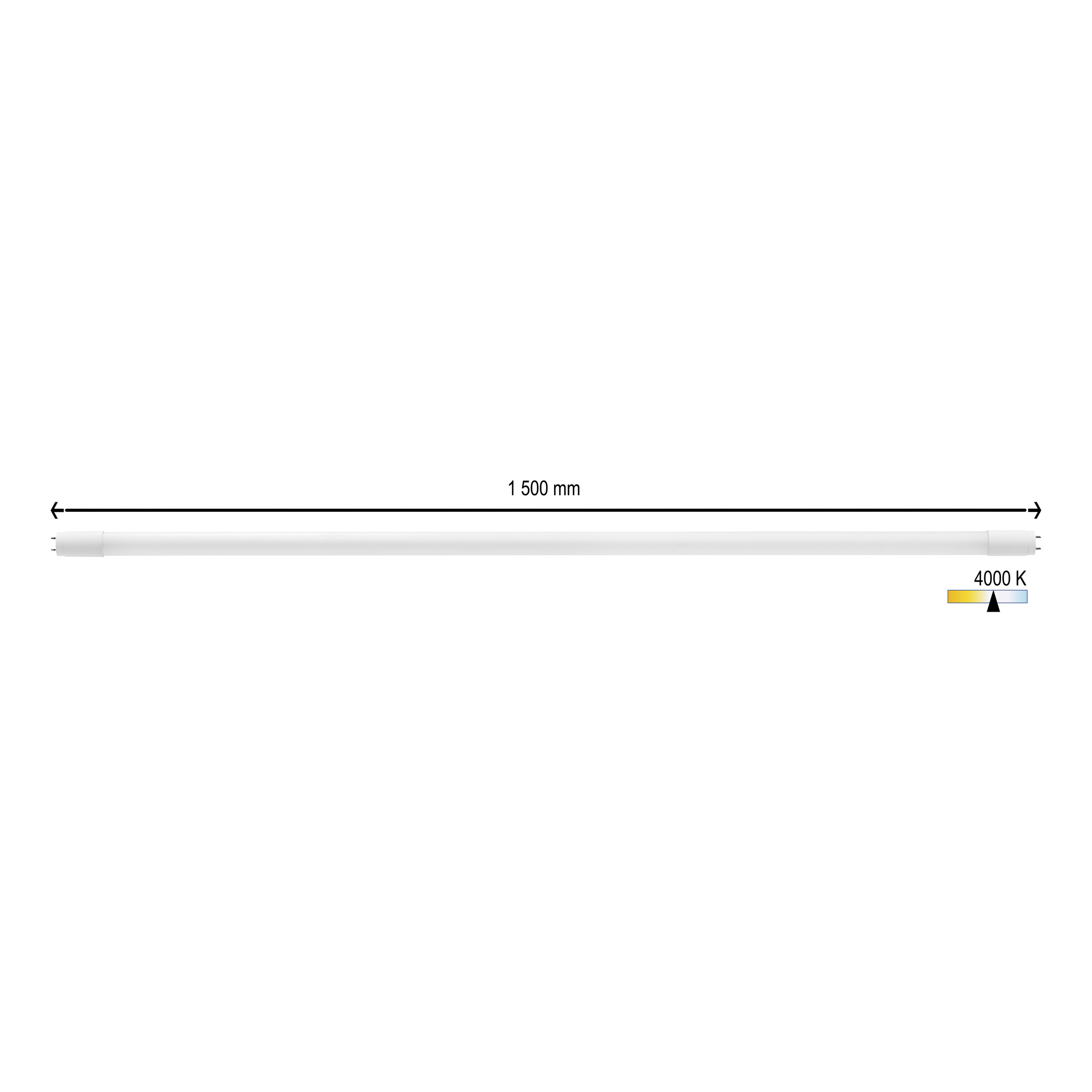 Lysrör T8 LED 150 cm 22 W 2640 lm