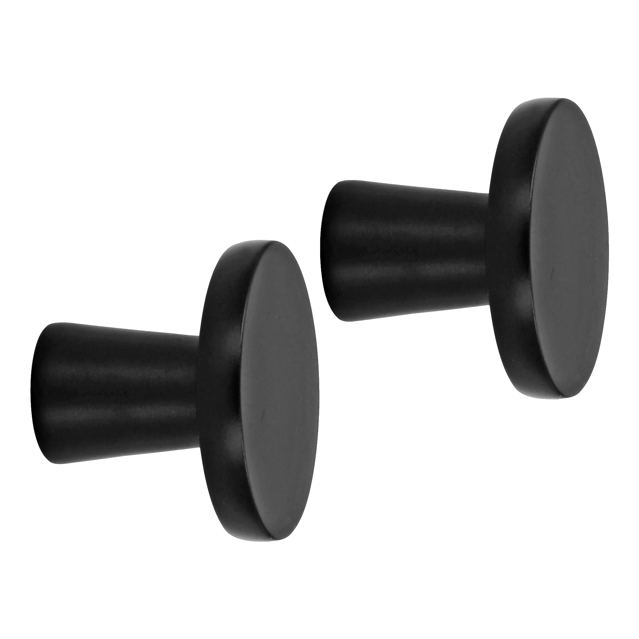 Knopp, svart 2-pk Ø35 mm