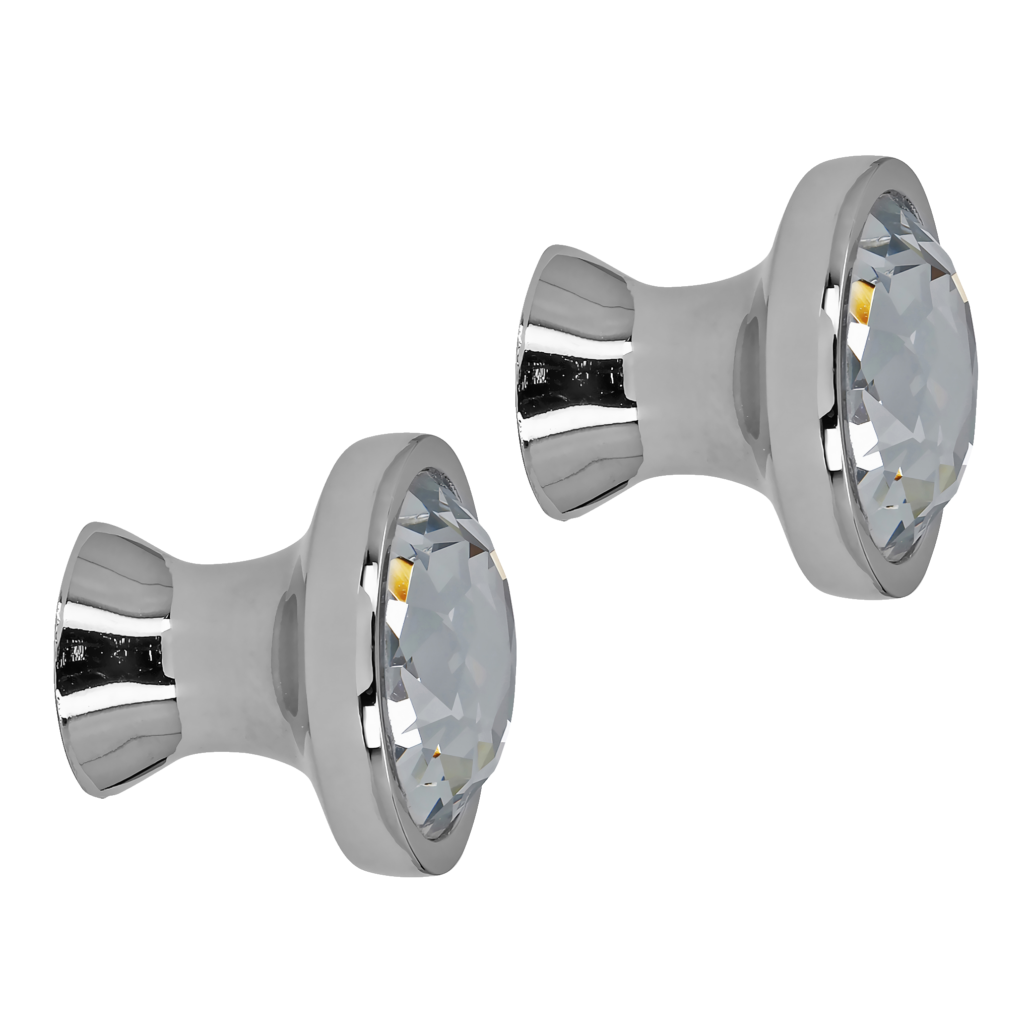 Knopp, kristall 2-pk Ø30 mm