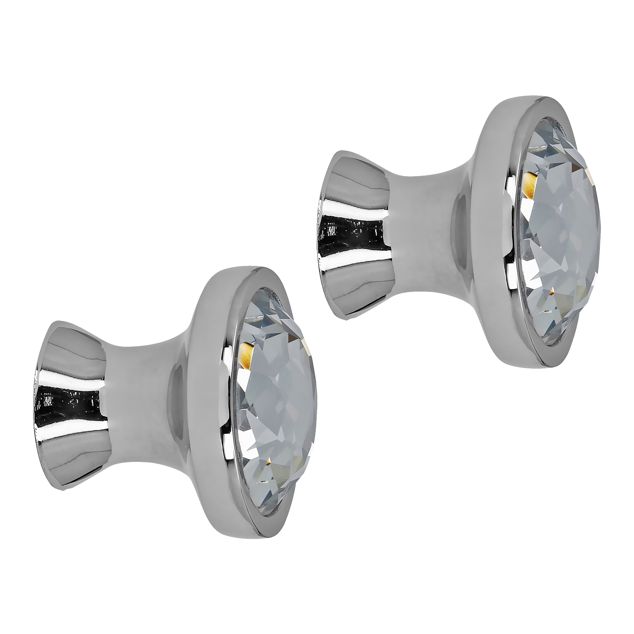 Knopp, kristall 2-pk Ø30 mm