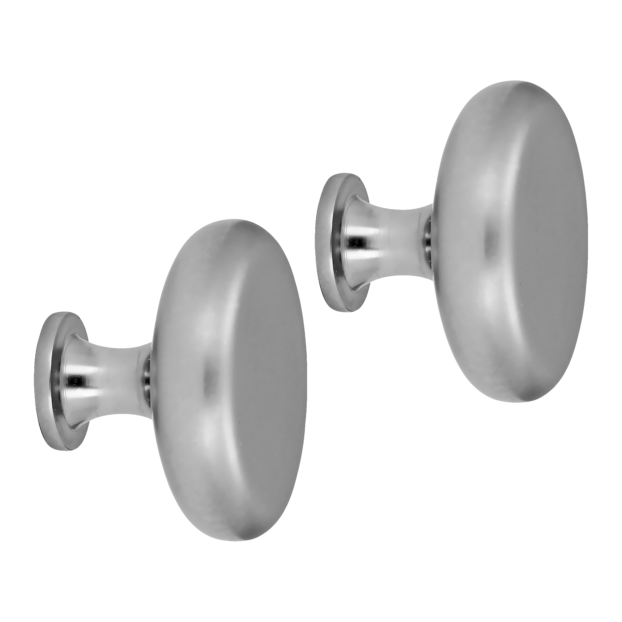 Knopp, matt krom 2-pk Ø33 mm