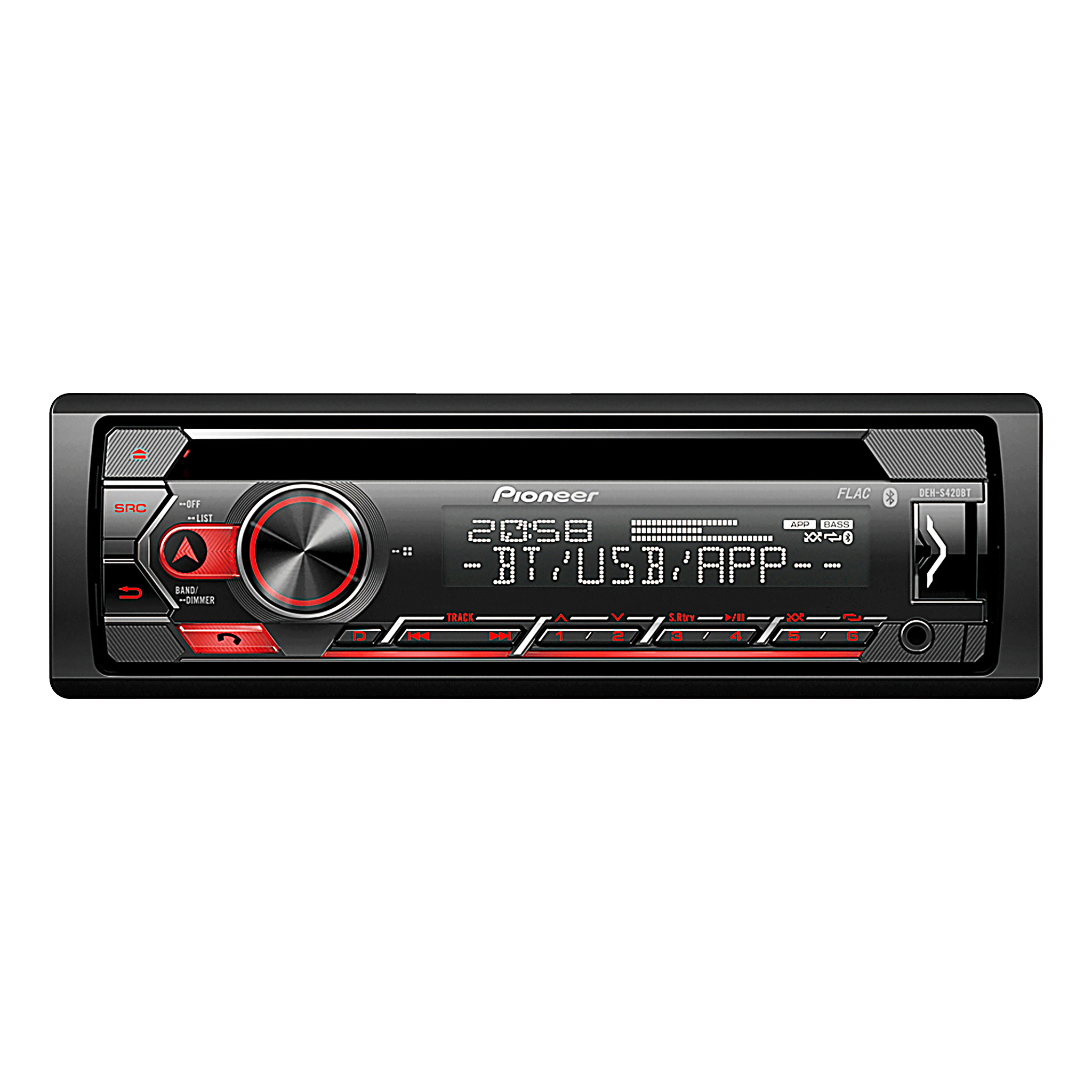 Bilstereo 4x50 W Pioneer, DEH-S420BTPioneer | DEH-S420BT (25)1 1 799.-CD, Bluetooth, USB och SpotifyKompatibel med Android/iPhoneKristallklart ljud