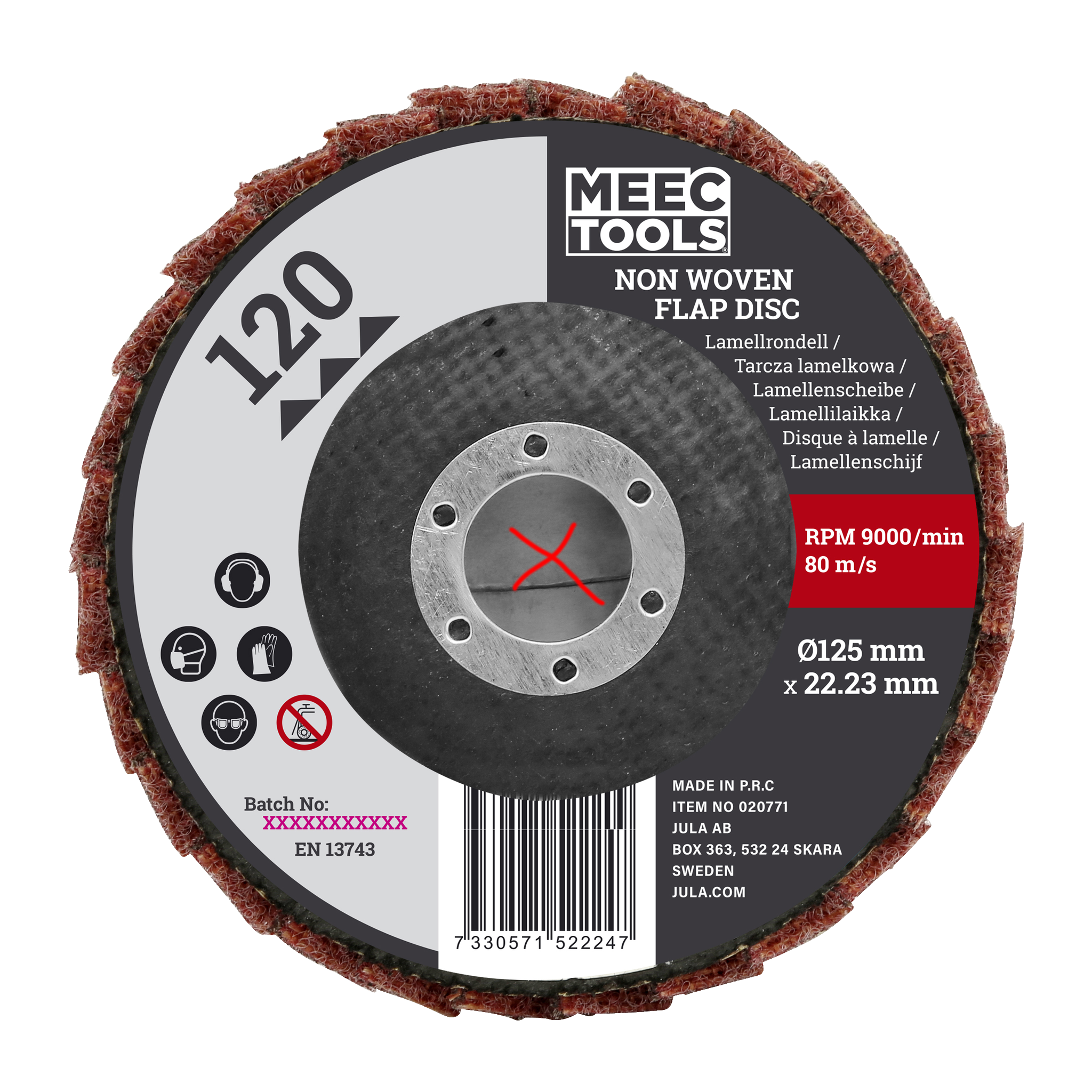Lamellrondell Ø125 mm