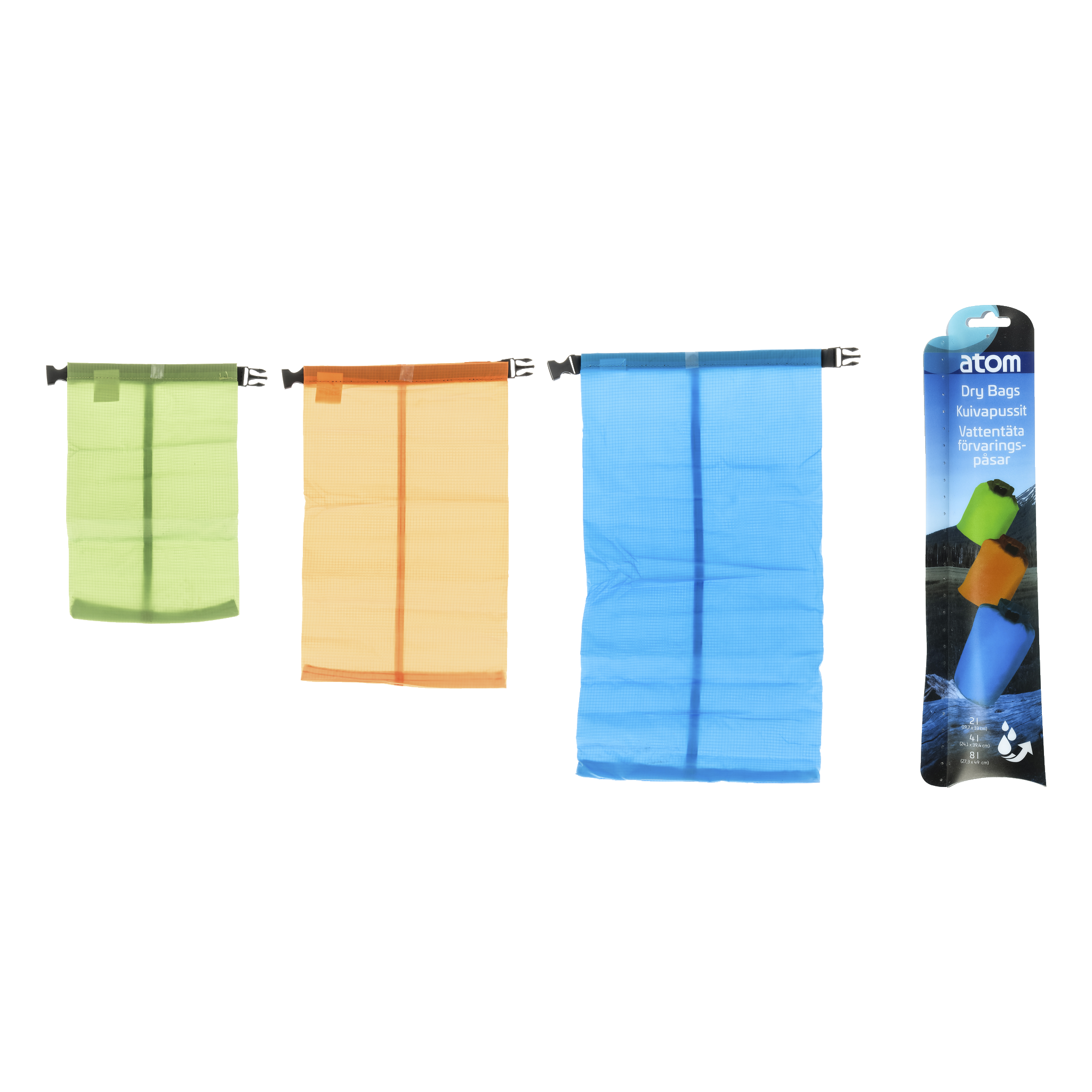 Vattentät förvaringspåse 3-pk