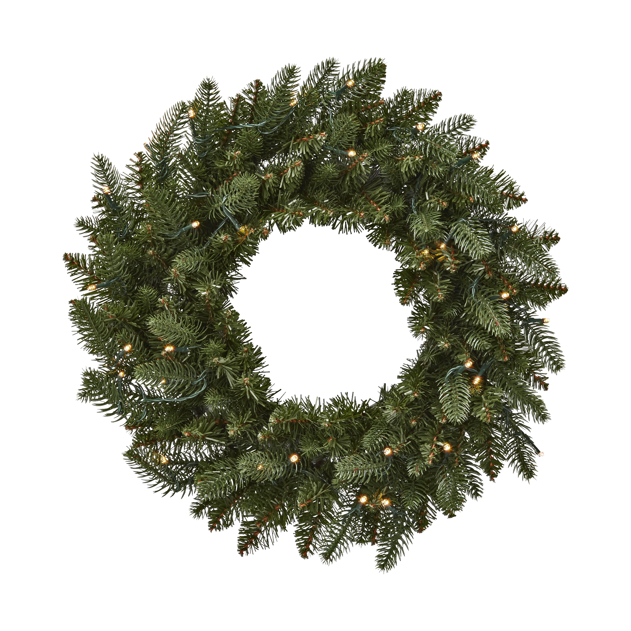 Julkrans med batteridriven belysning LED Ø50 cm IP44