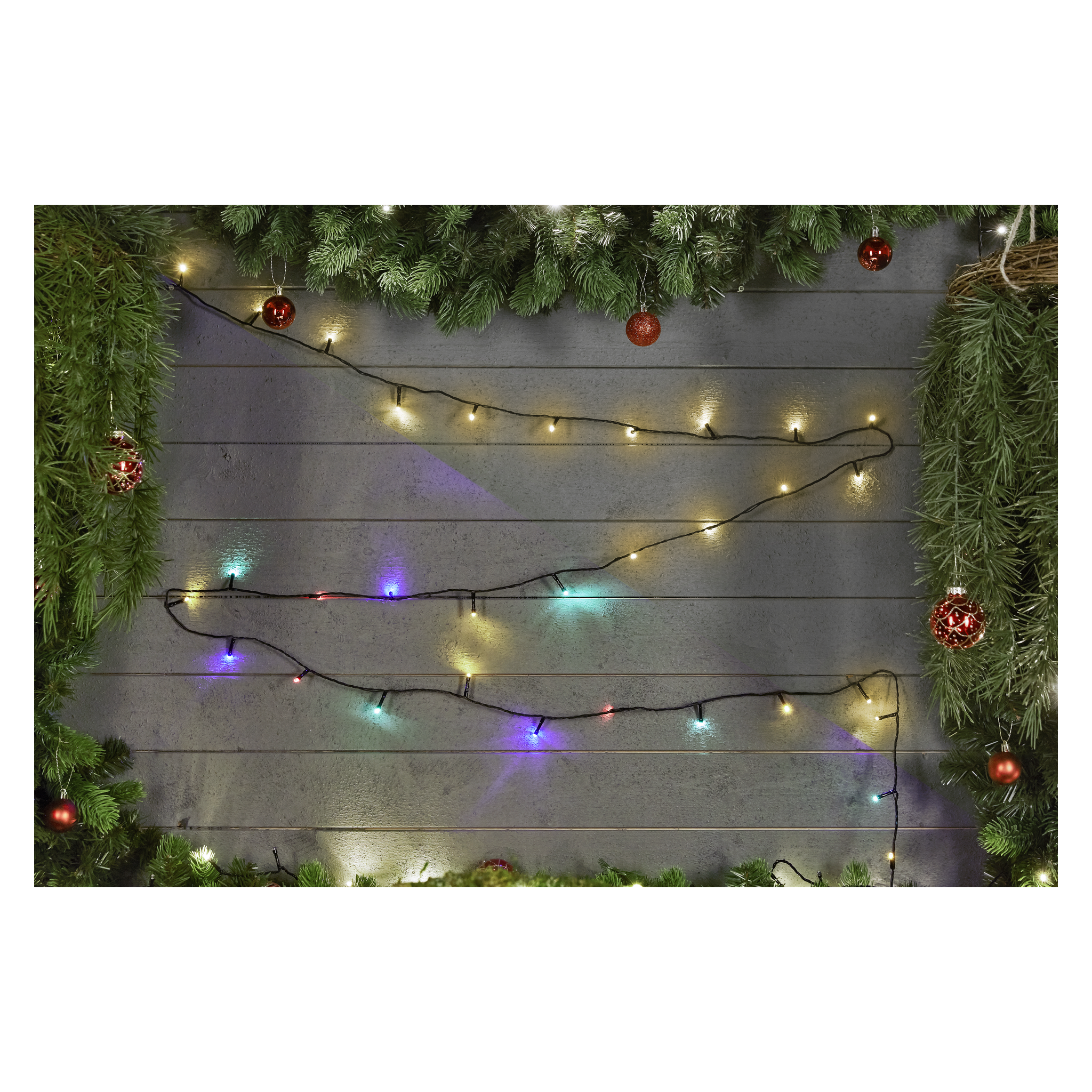 Batteridrevet lysslynge LED 15,9 m IP44