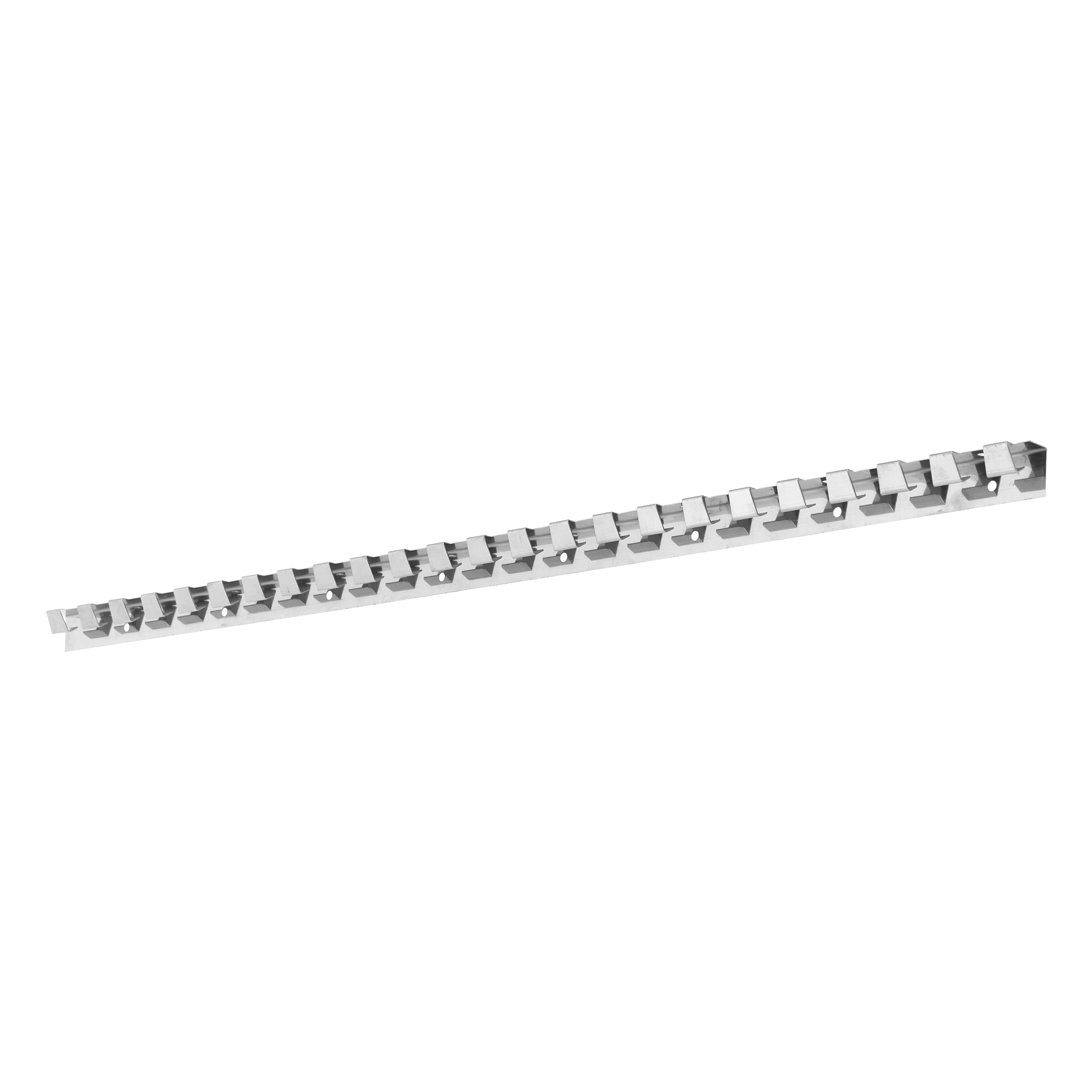 Skinne til PVC-forheng 98x3x3 cm