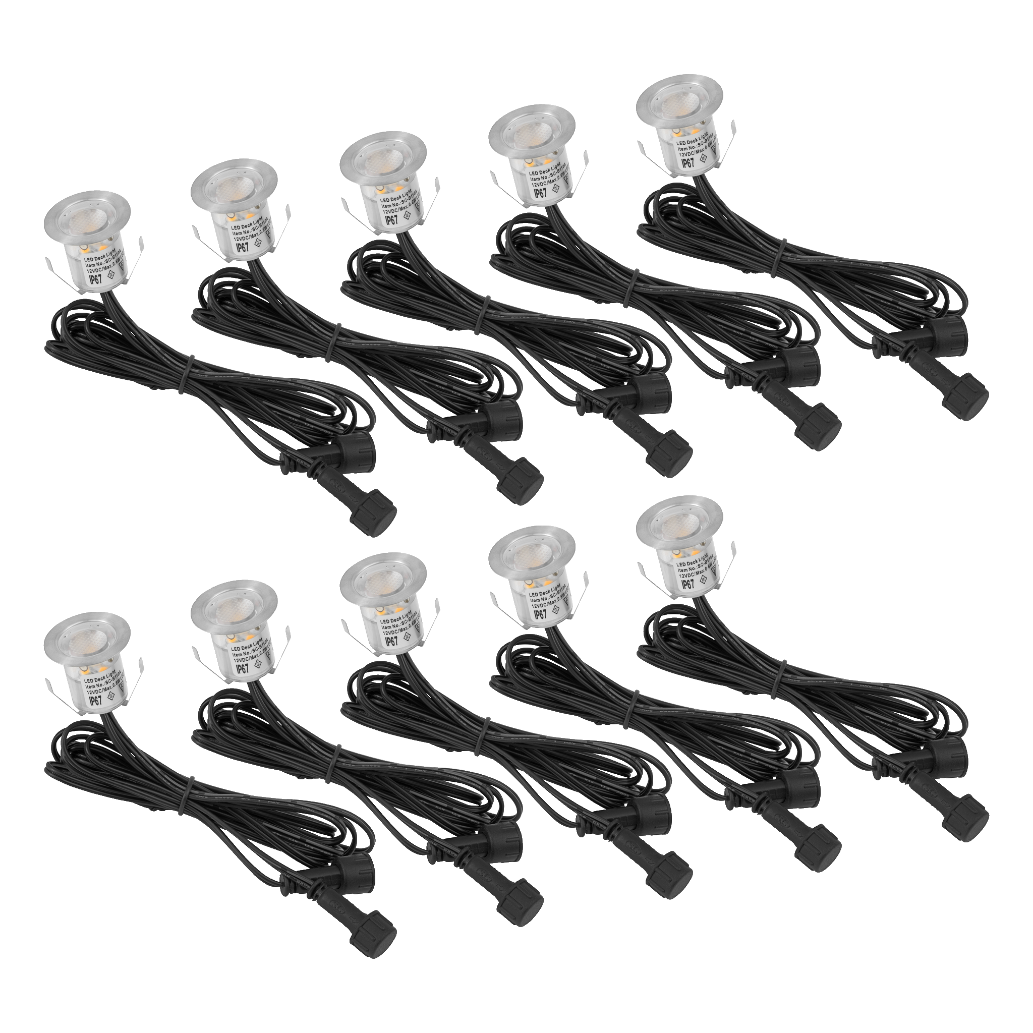 Decklights LED 10-pk 37 lm Ø30 mm
