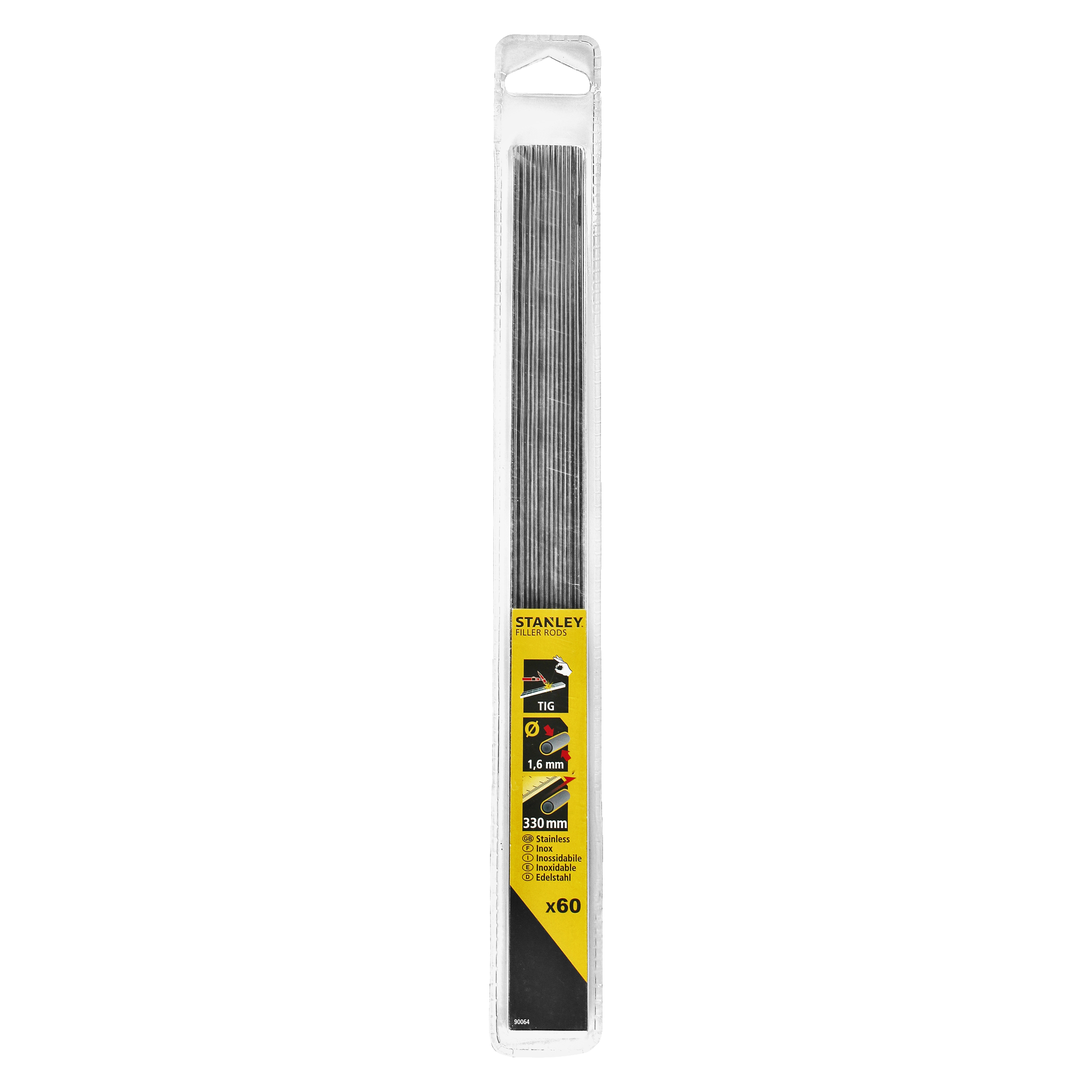 TIG-staver 60-pk 1,60 mm