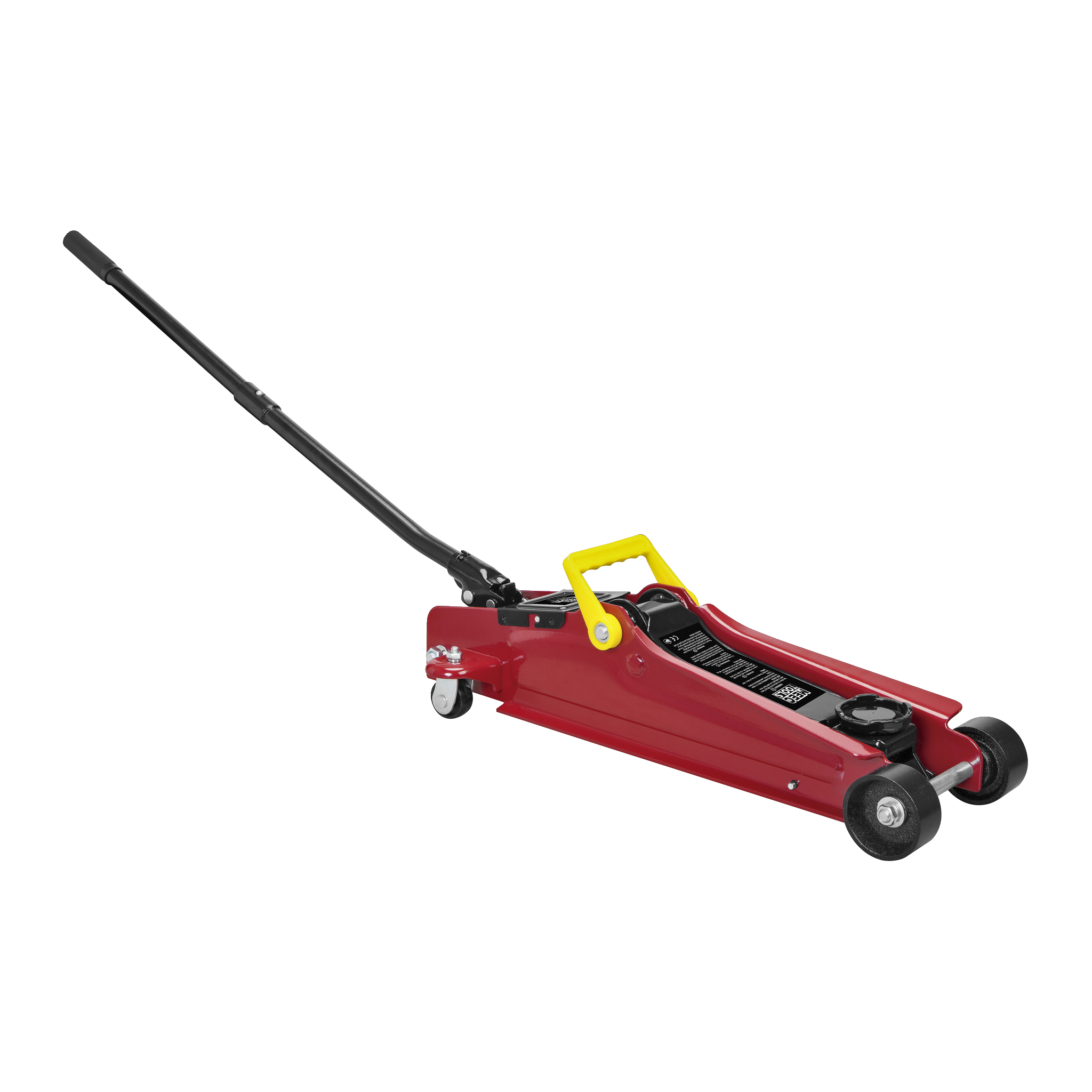 Bästsäljare!Lätt lågprofildomkraft 2 t 85-380 mm Meec Tools (1 014)499.-Lågprofil – ner till 85 mmStålchassi med låg viktBärhandtag