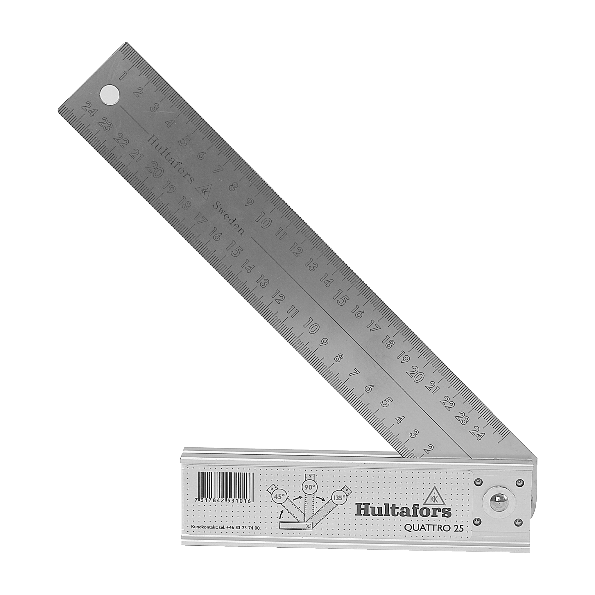 Vinkelhake 25 cm