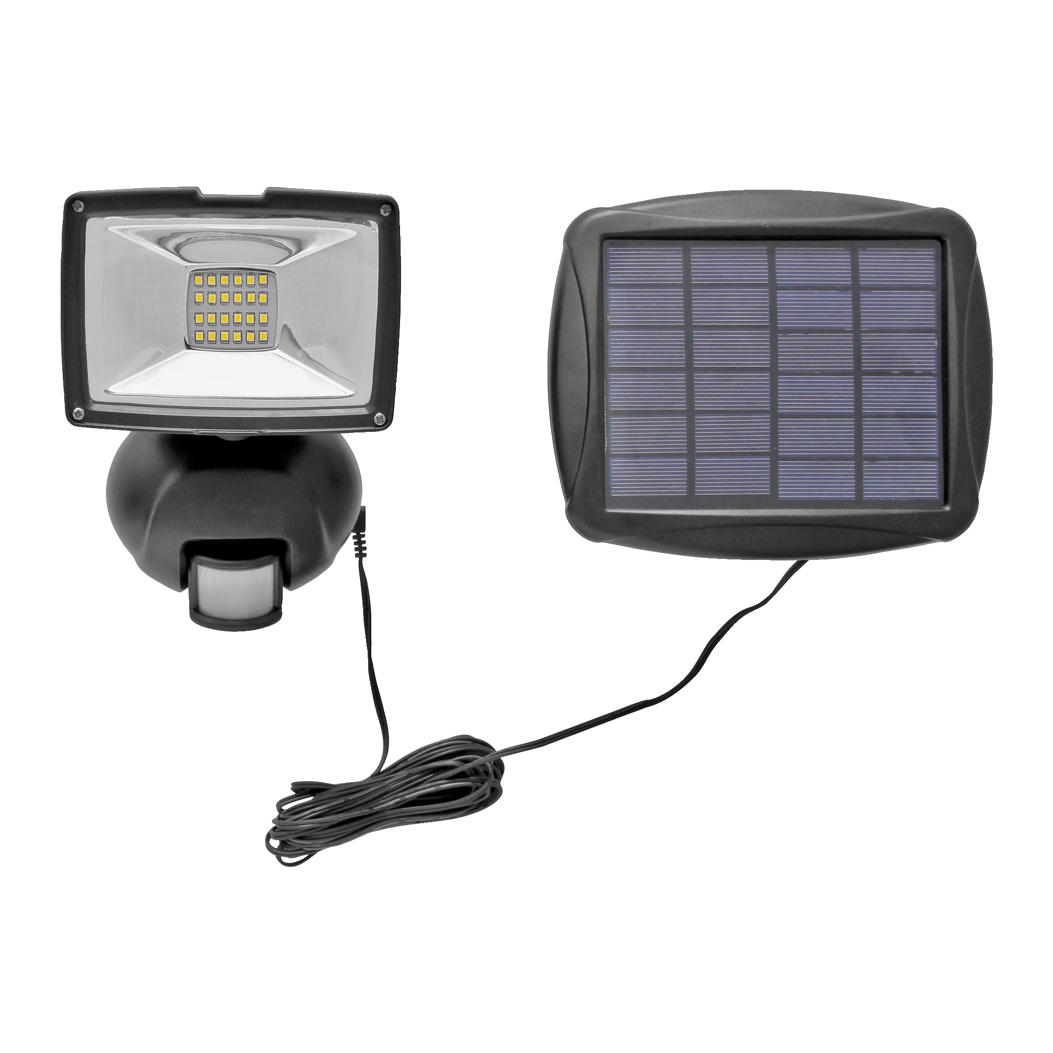 Solcelledrevet lyskaster med bevegelsessensor LED 1000 lm