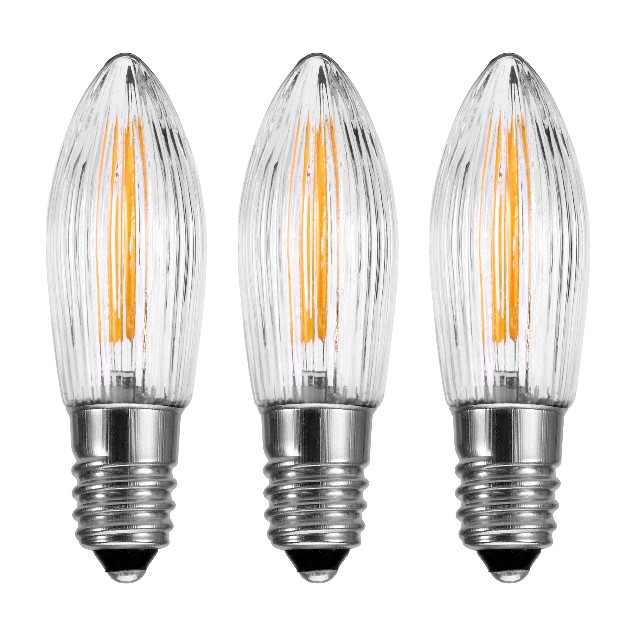 Reservepærer til adventslysestake LED 3-pk E10 0,1-0,5 W 14-55 V
