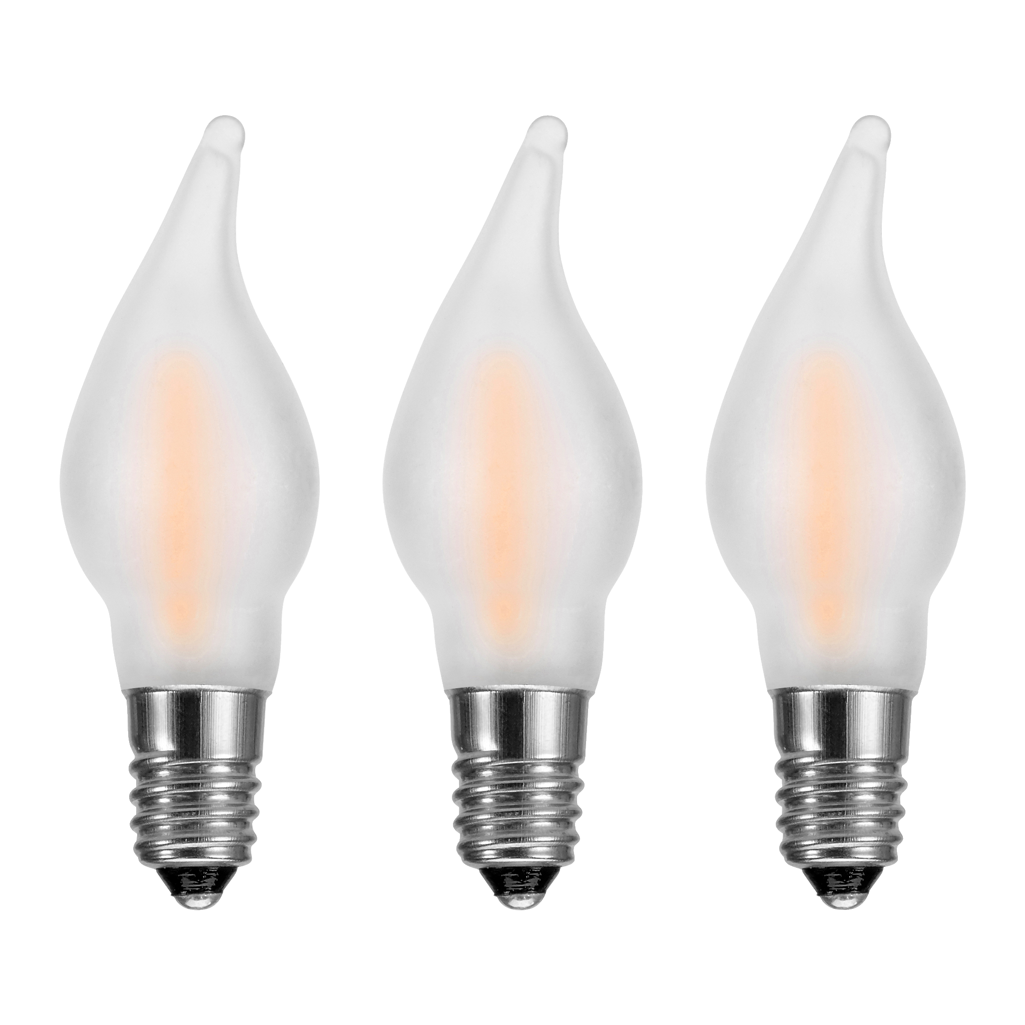 Reservlampor för adventsljusstake LED 3-pk E10 0,1-0,5 W 14-55 V