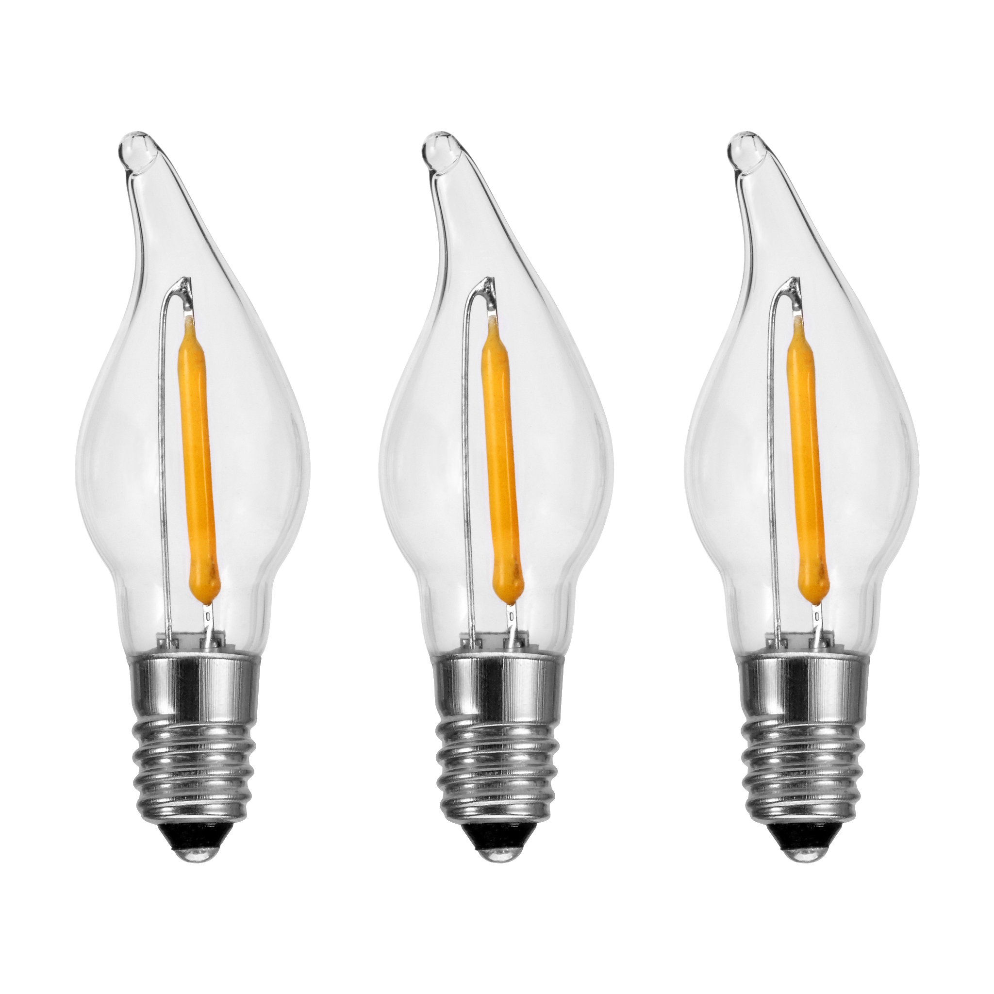 Reservlampor för adventsljusstake LED 3-pk E10 0,1-0,5 W 14-55 V