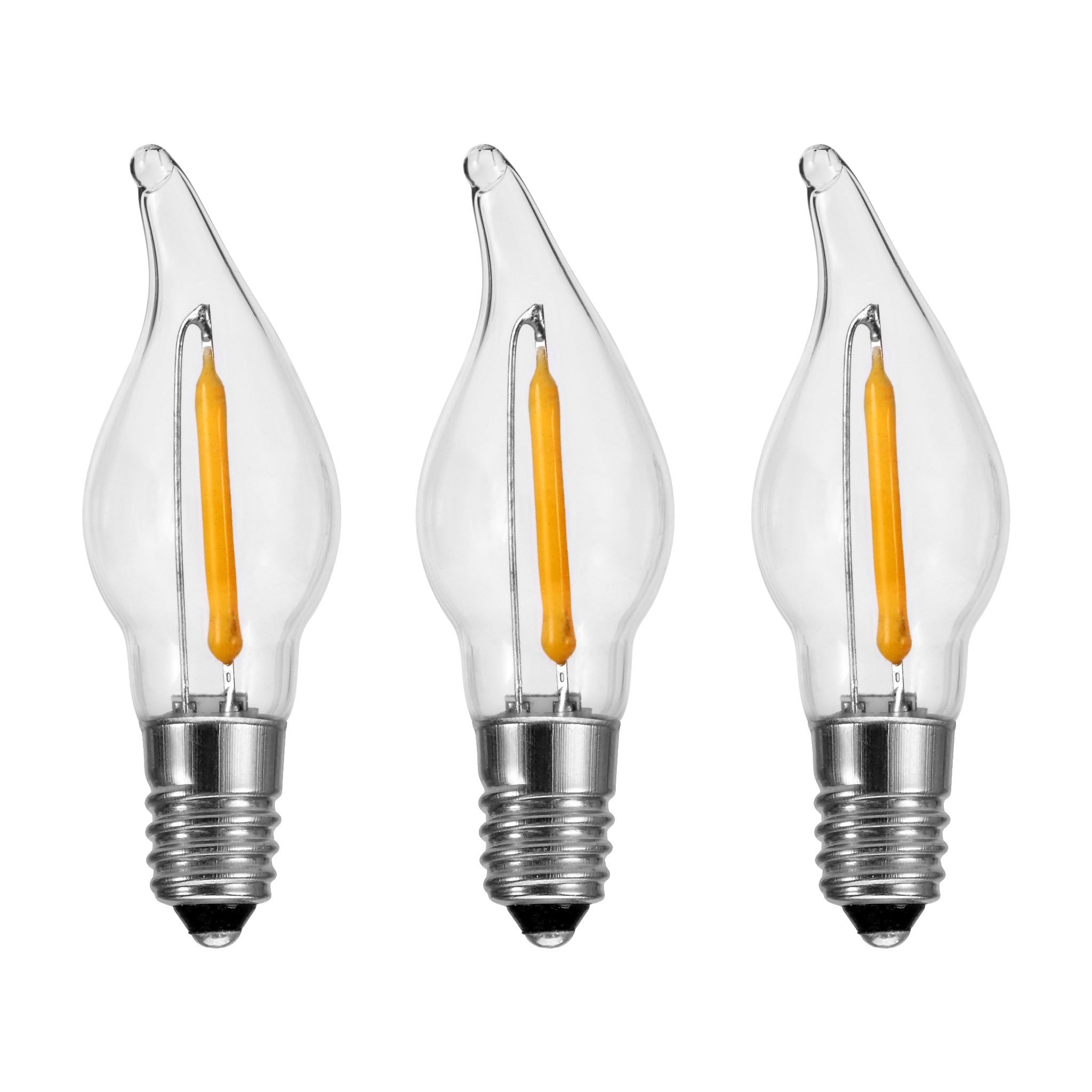 Reservlampor för adventsljusstake LED 3-pk E10 0,1-0,5 W 14-55 V