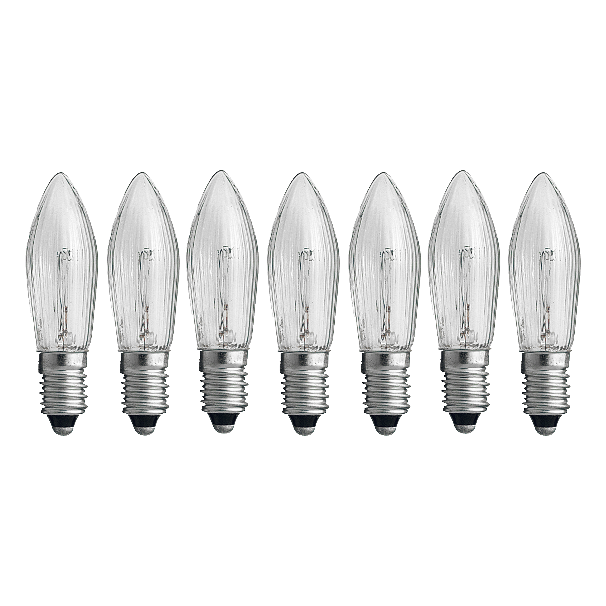 Reservlampor för adventsljusstake 7-pk E10 3 W 34 V