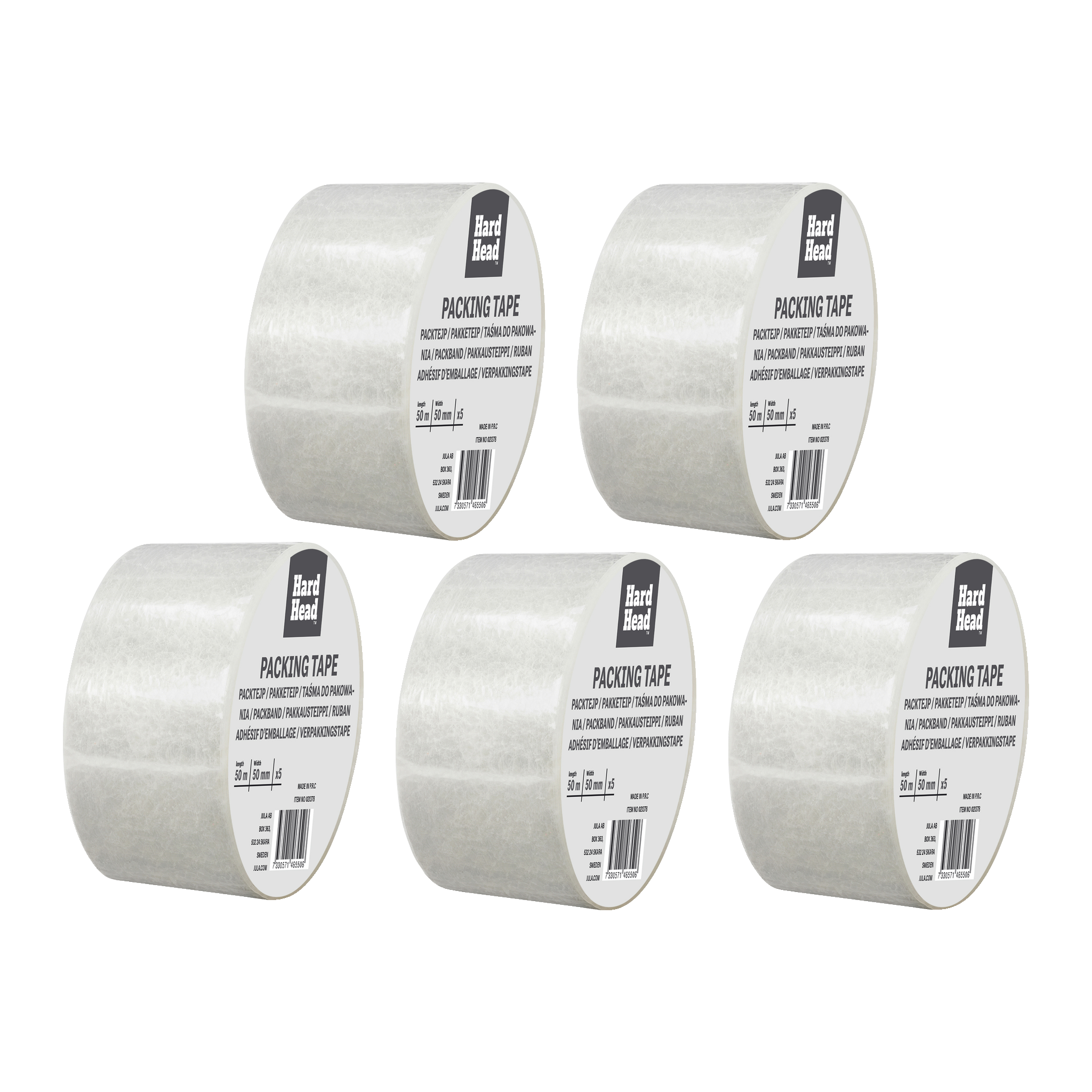 Packtejp 5-pk 50 m