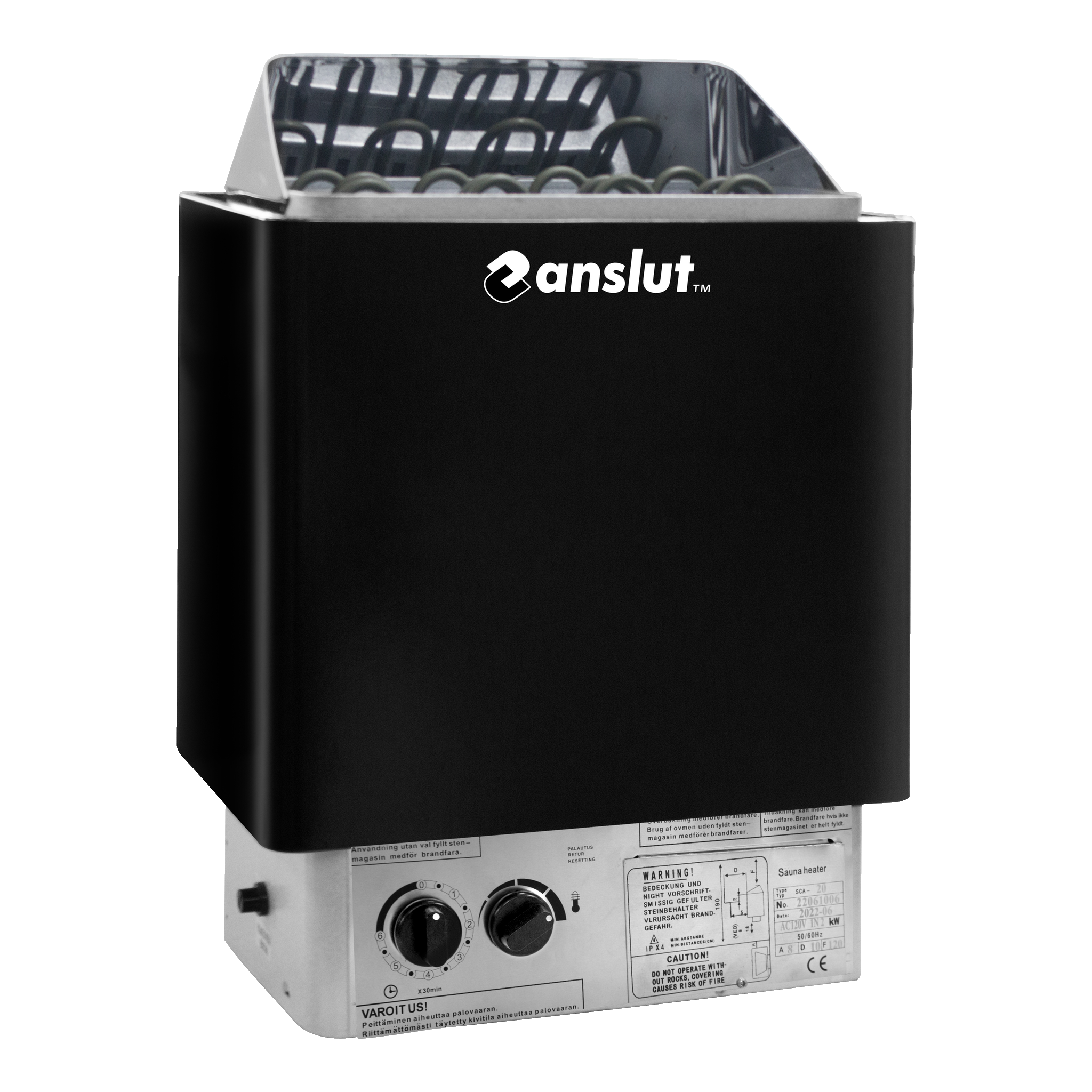 Bastuaggregat 6000 W 400 V 41x57x28 cm