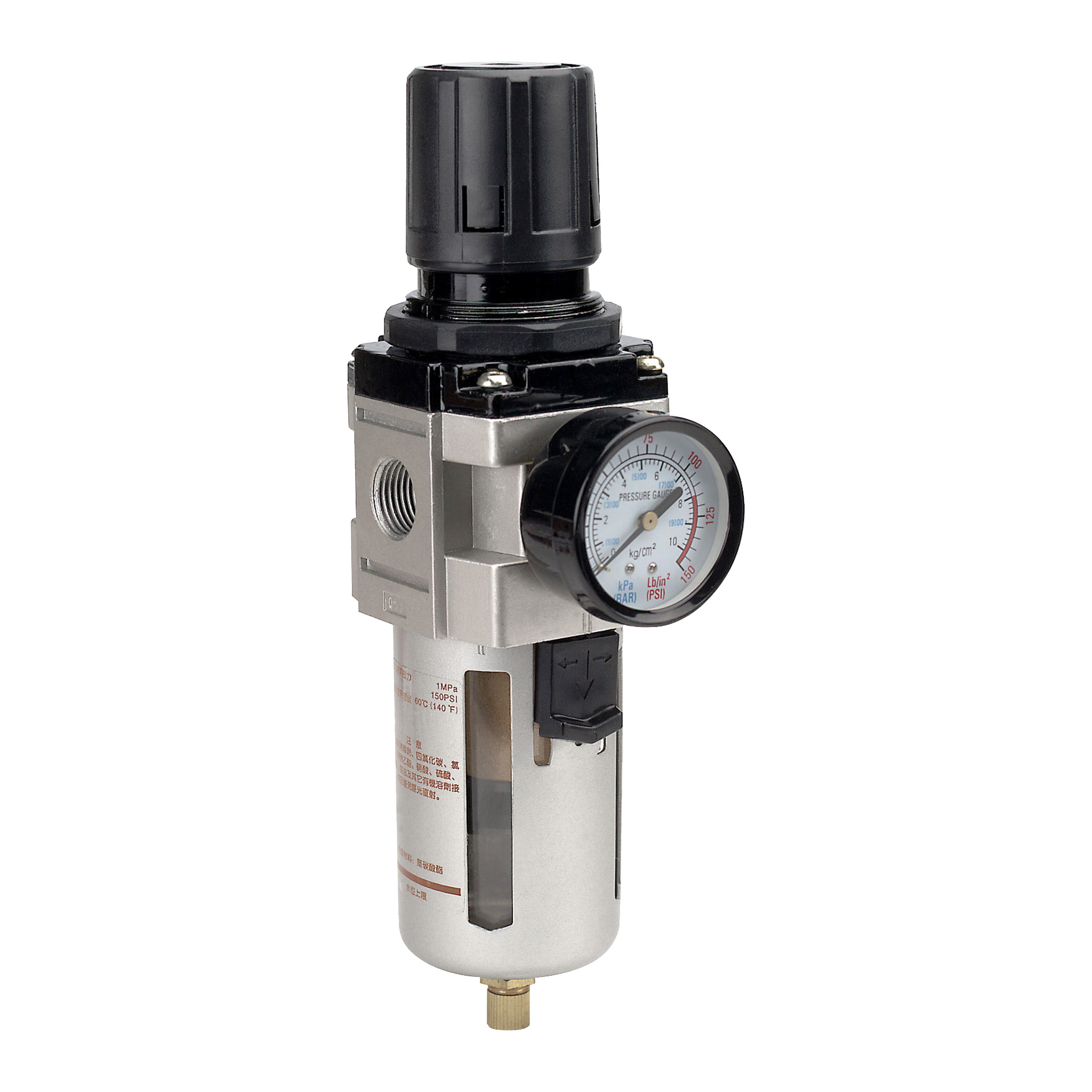 Reduceringsventil/avskiljare R 3/8" 2000 l/min