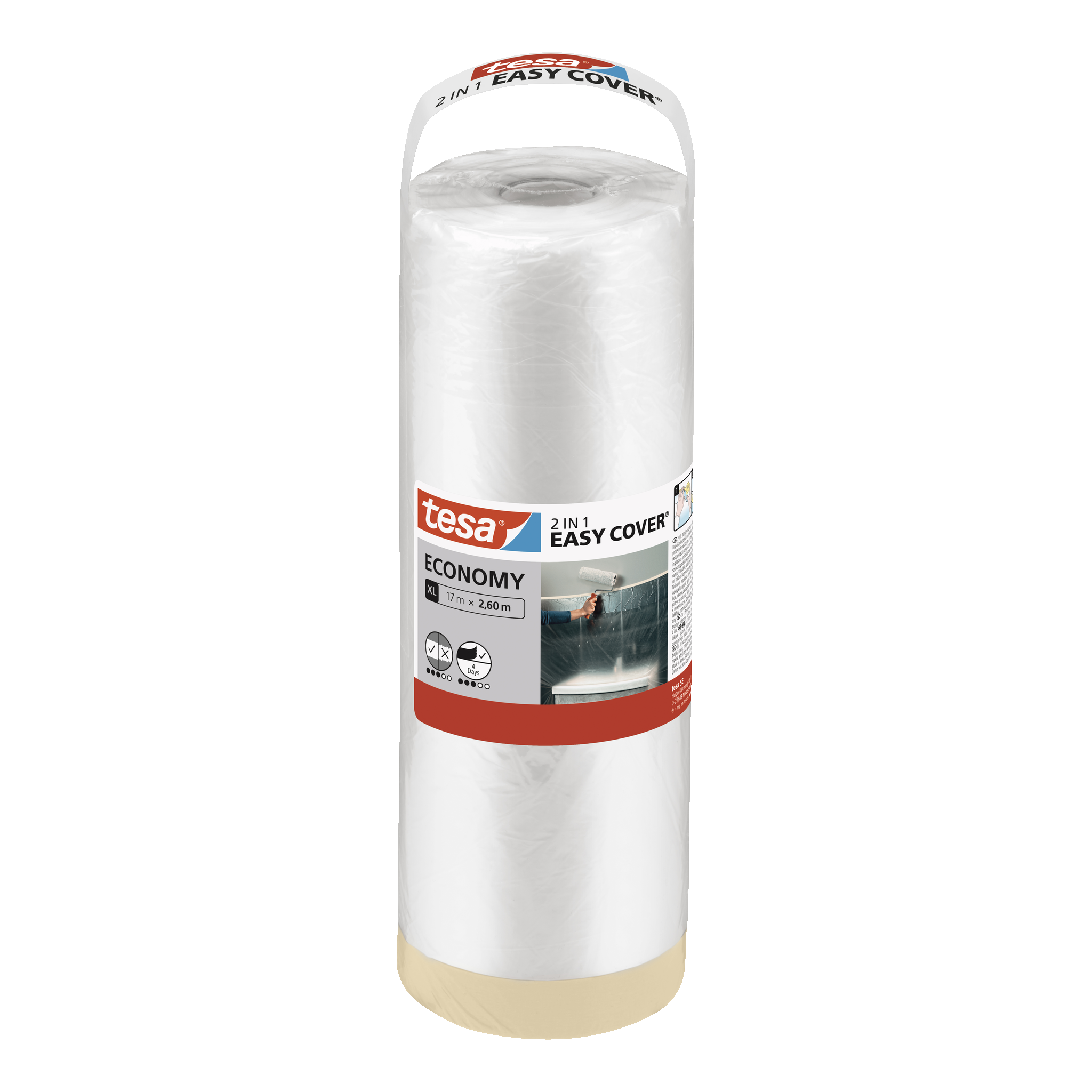 Täckplast 2-i-1 17x2,6 m