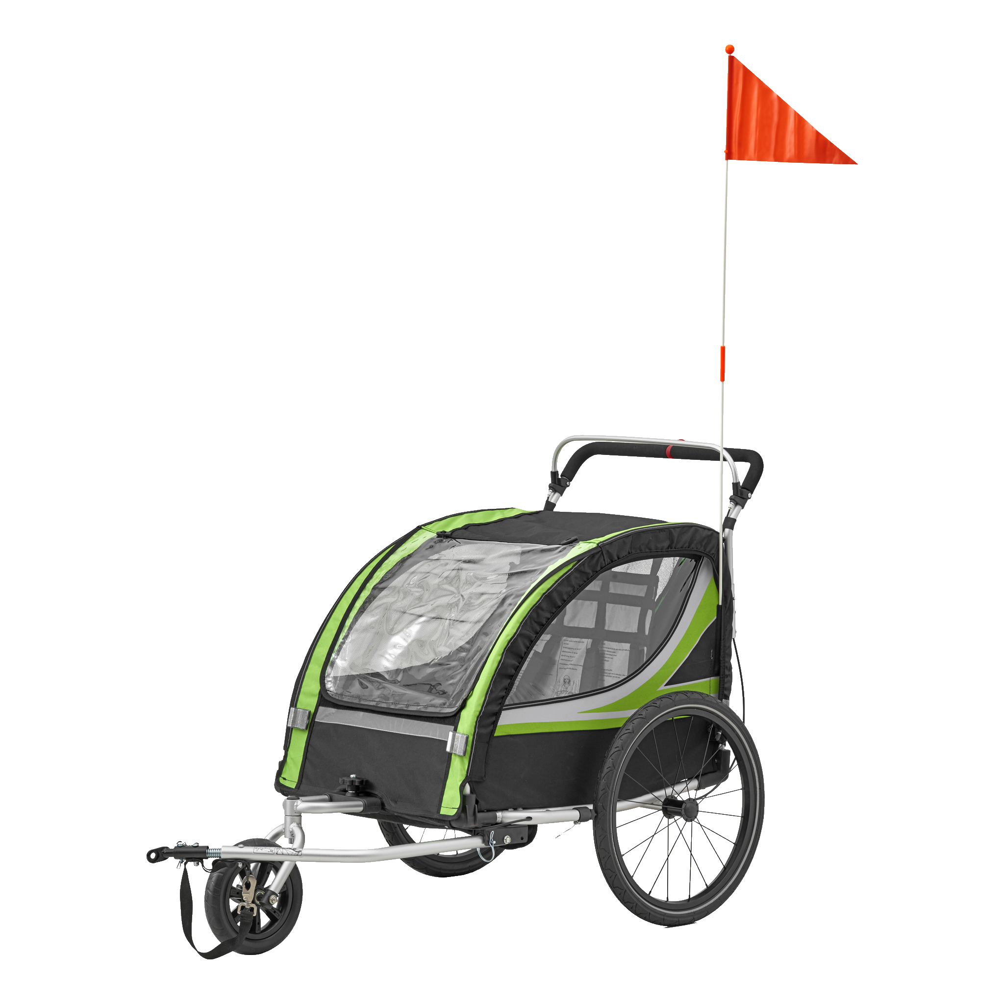 Cykelvagn för två barn
