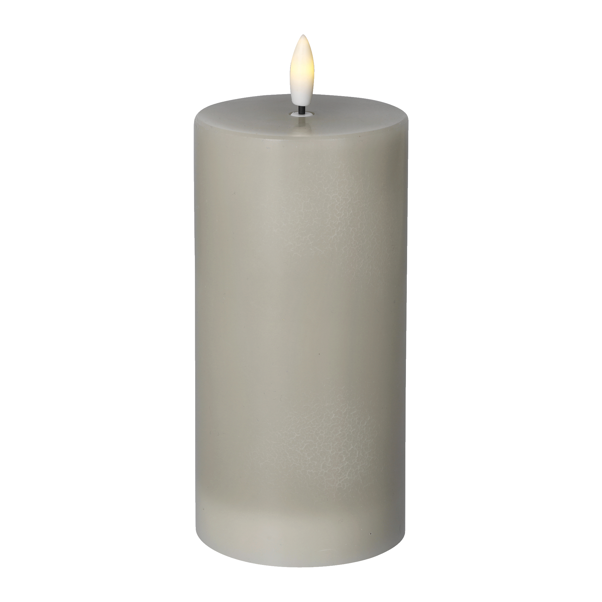 Blockljus med flammande låga LED 15 cm