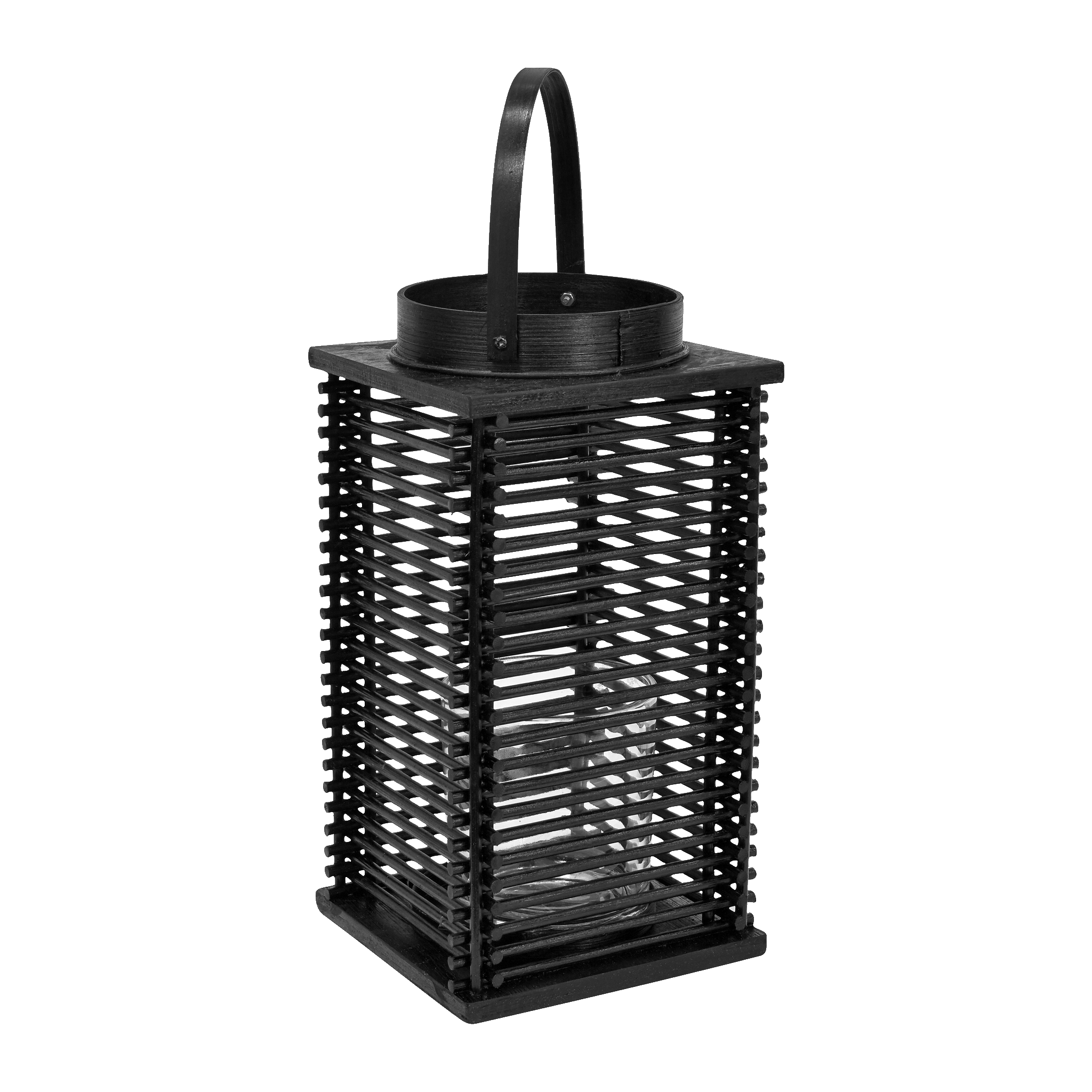 Lyslykt av bambus 27 cm