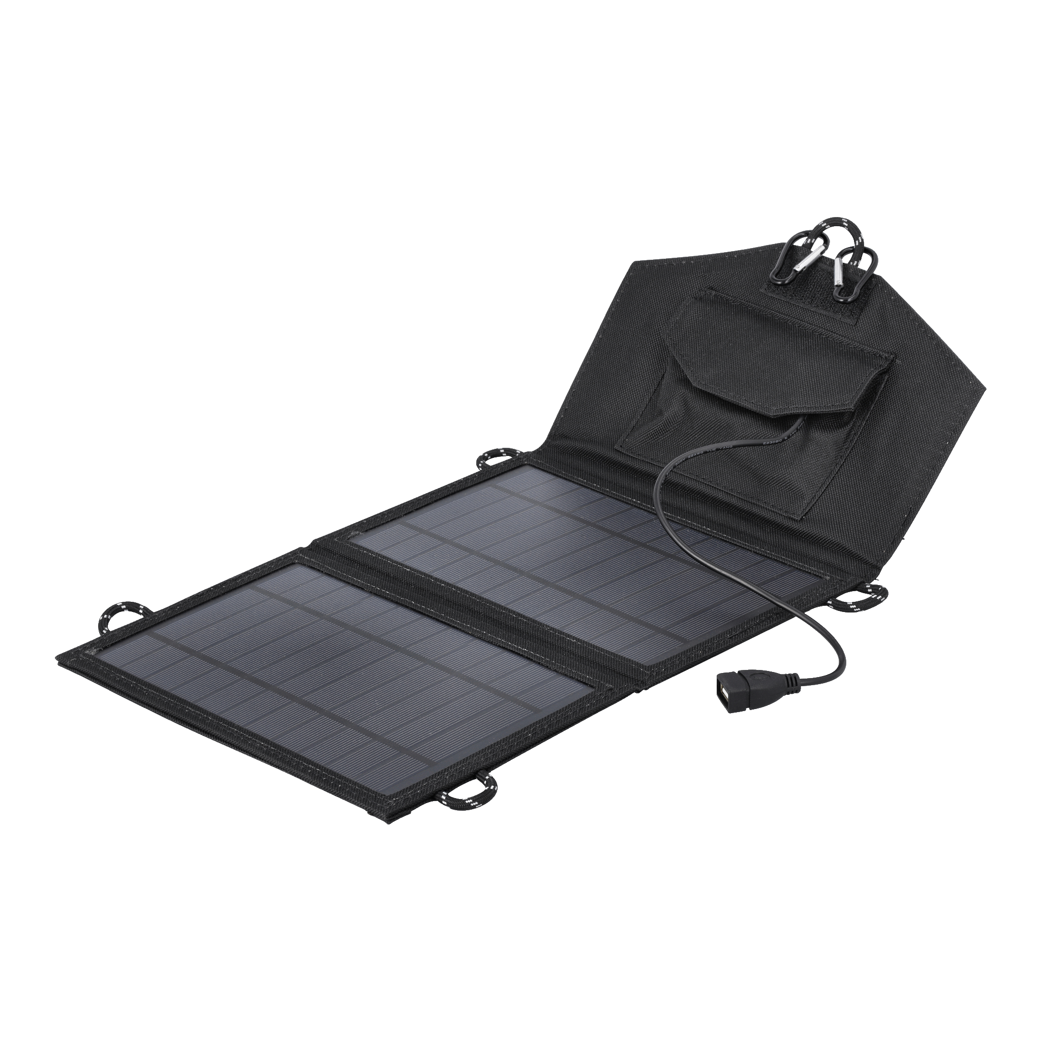 Vikbar solcellsladdare 7 W 5,5 V 1,27 A