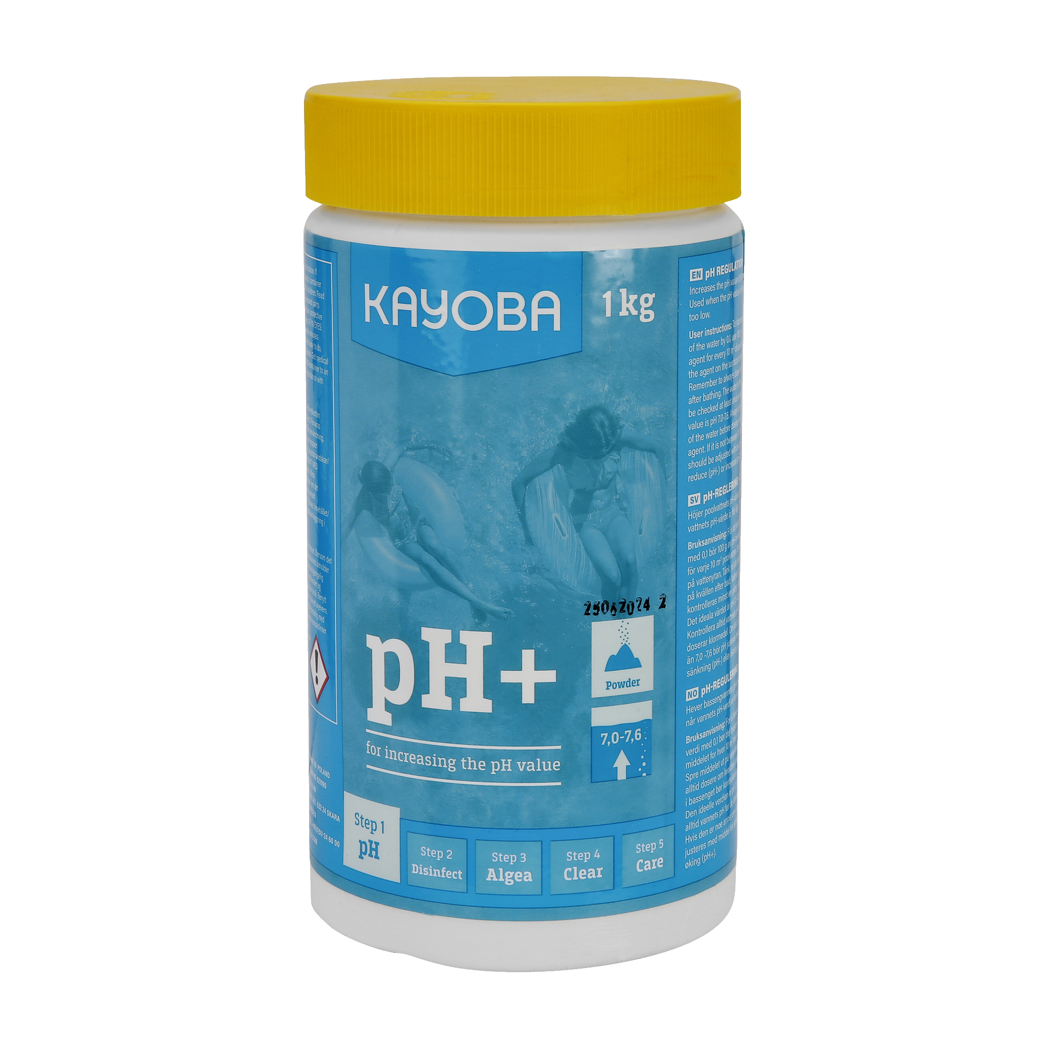 pH-reglering för pool 1 kg