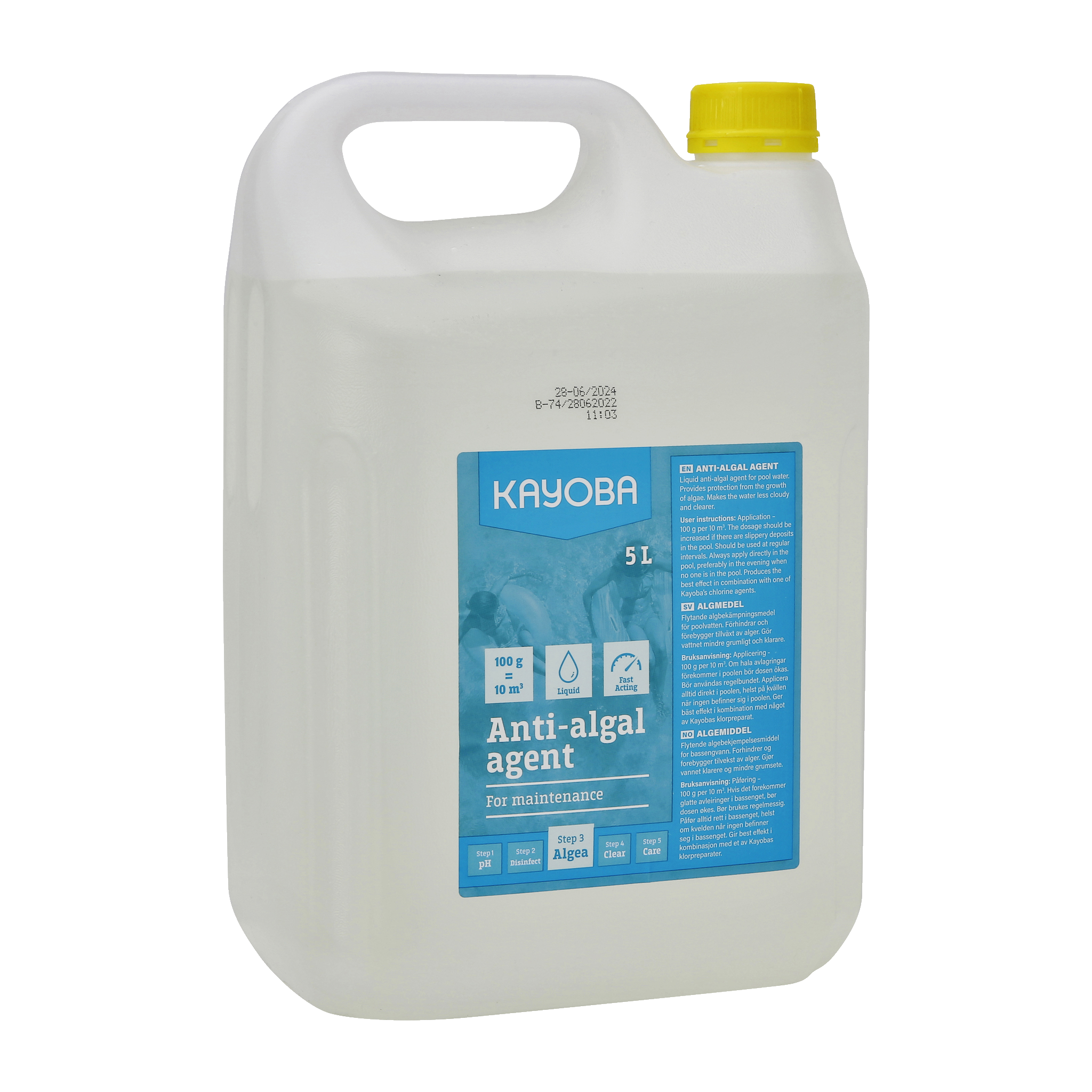 Algmedel för pool 5 l