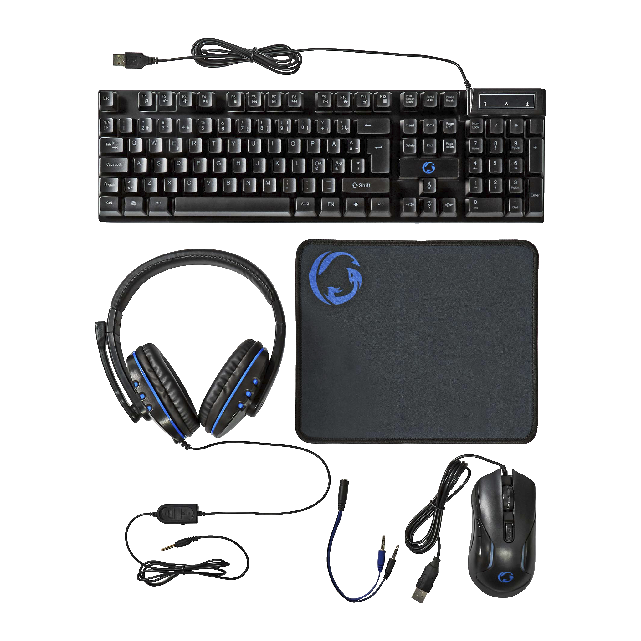 Gamingset 5-in-1 5 delar