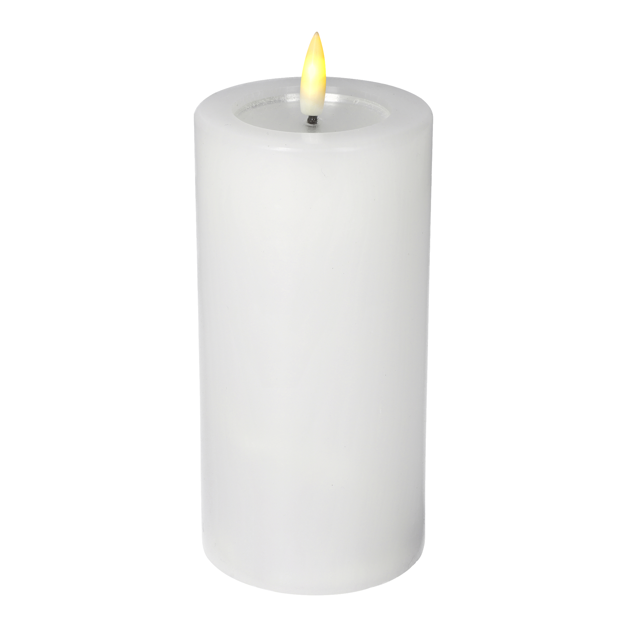 Blockljus med flammande låga LED 15 cm