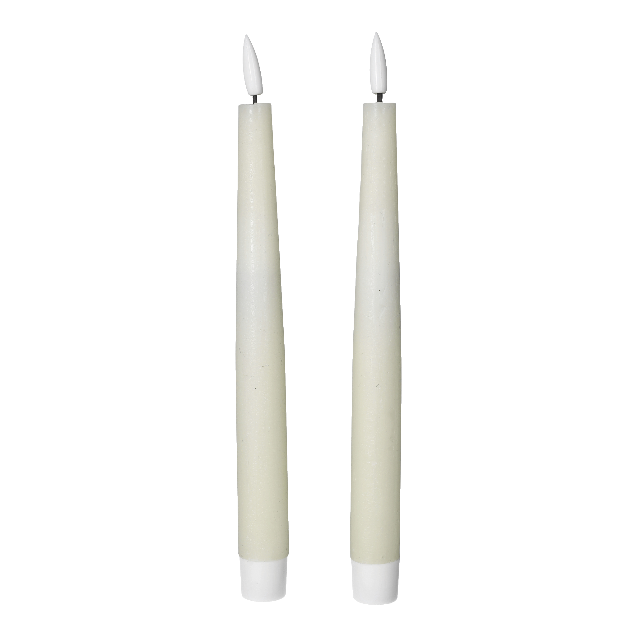 Rustikljus med flammande låga LED 2-pk 25 cm