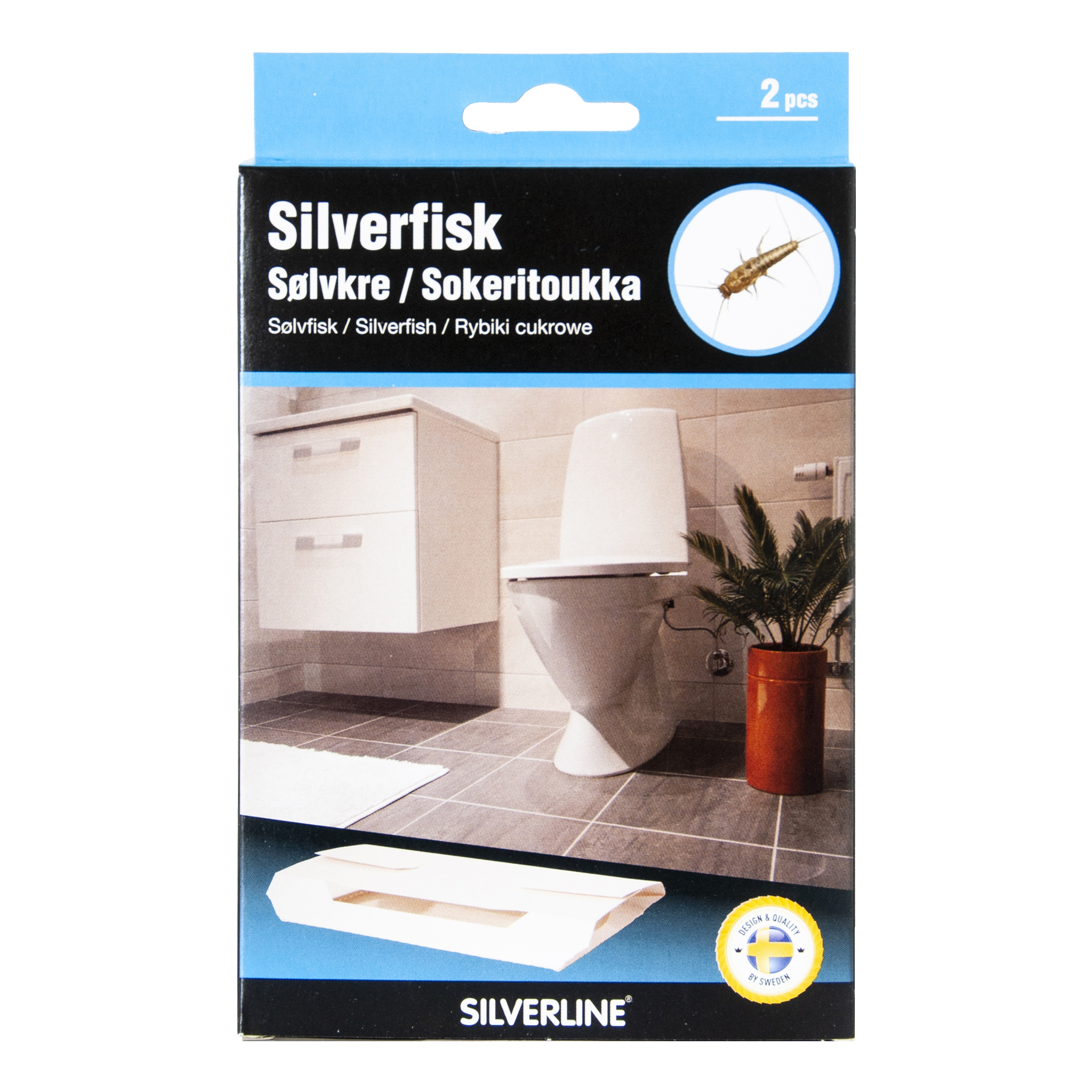Silverfiskfälla 2-pk