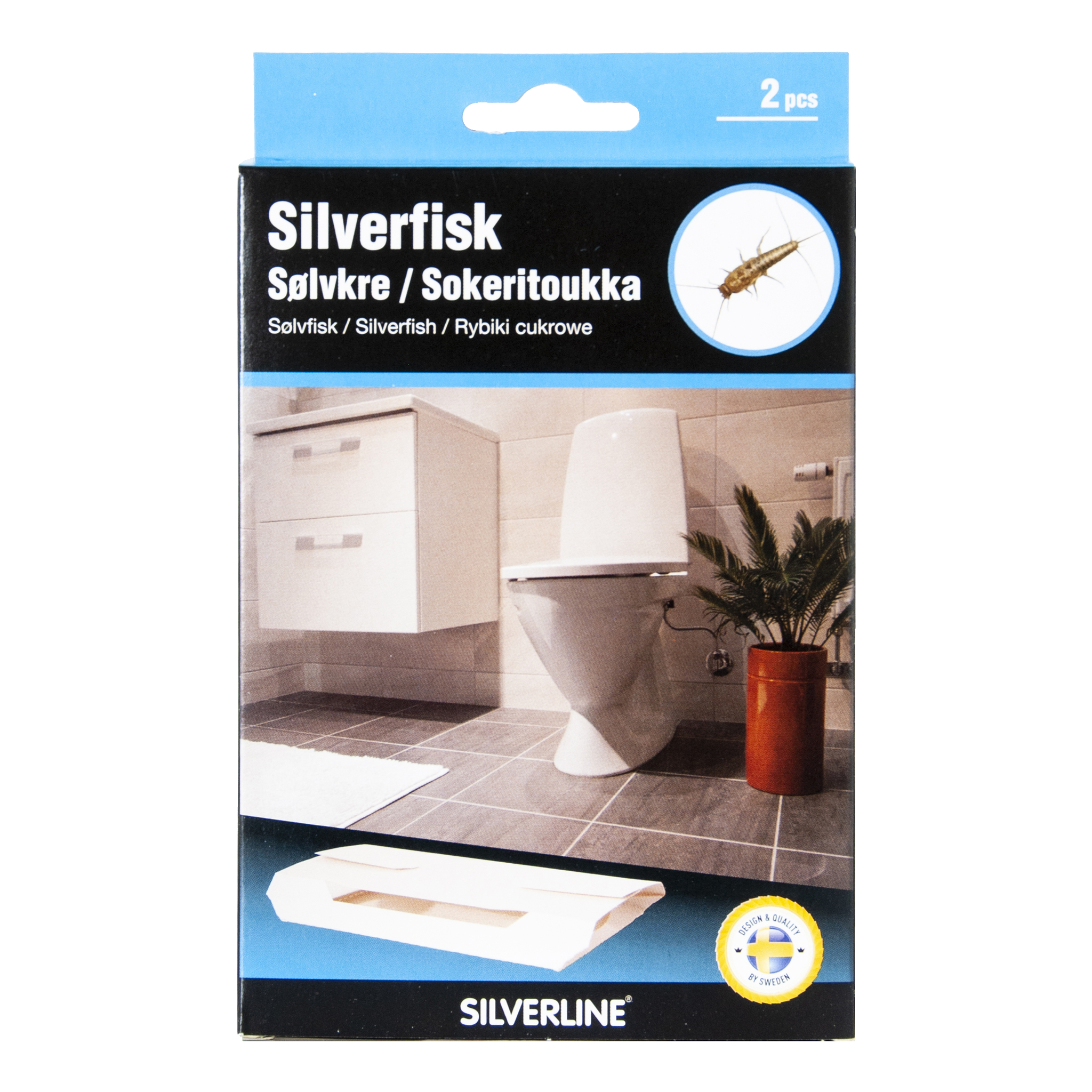 Silverfiskfälla 2-pk