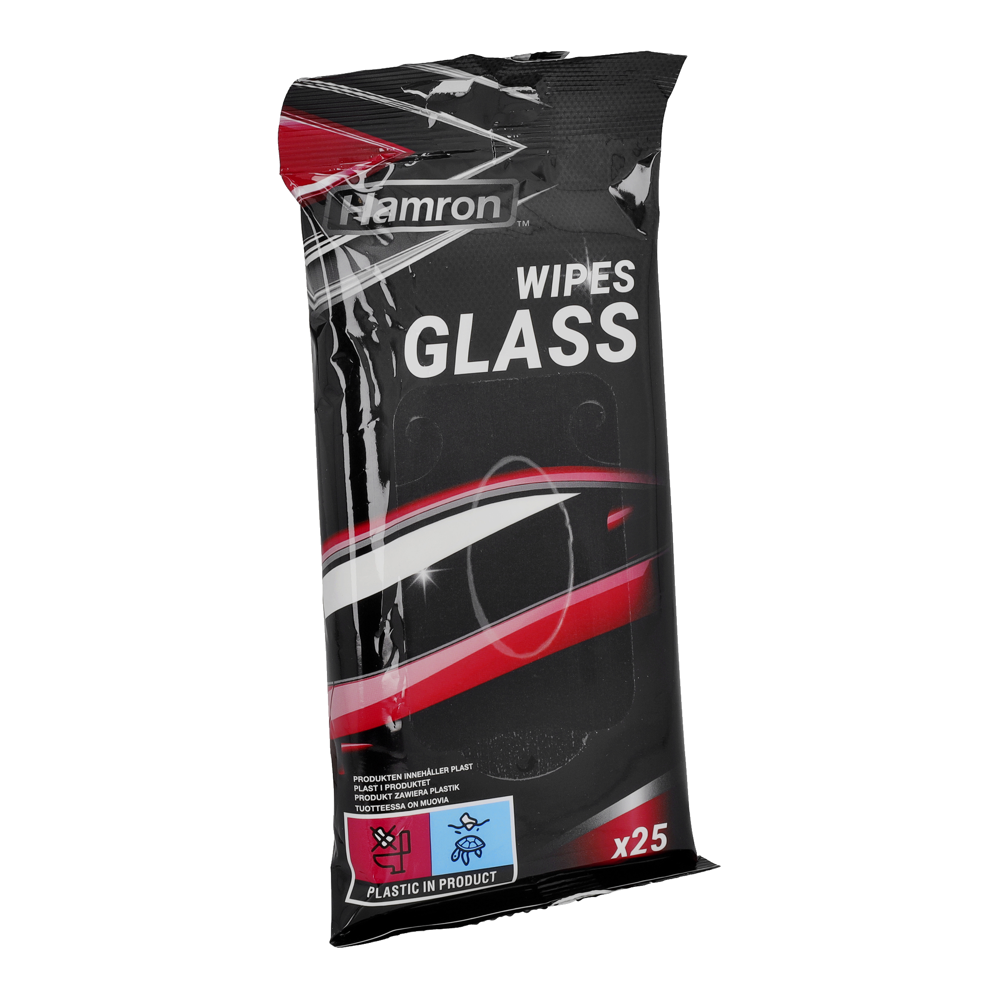 Rengöringsdukar för glas 25-pk