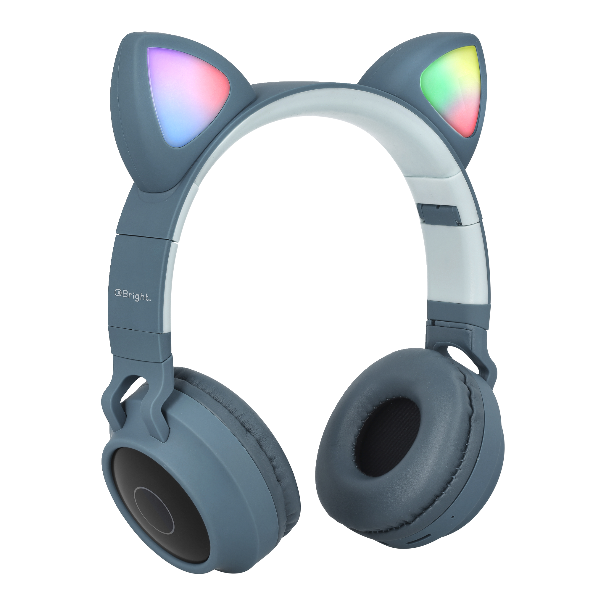 Trådlösa on ear-hörlurar med kattöron