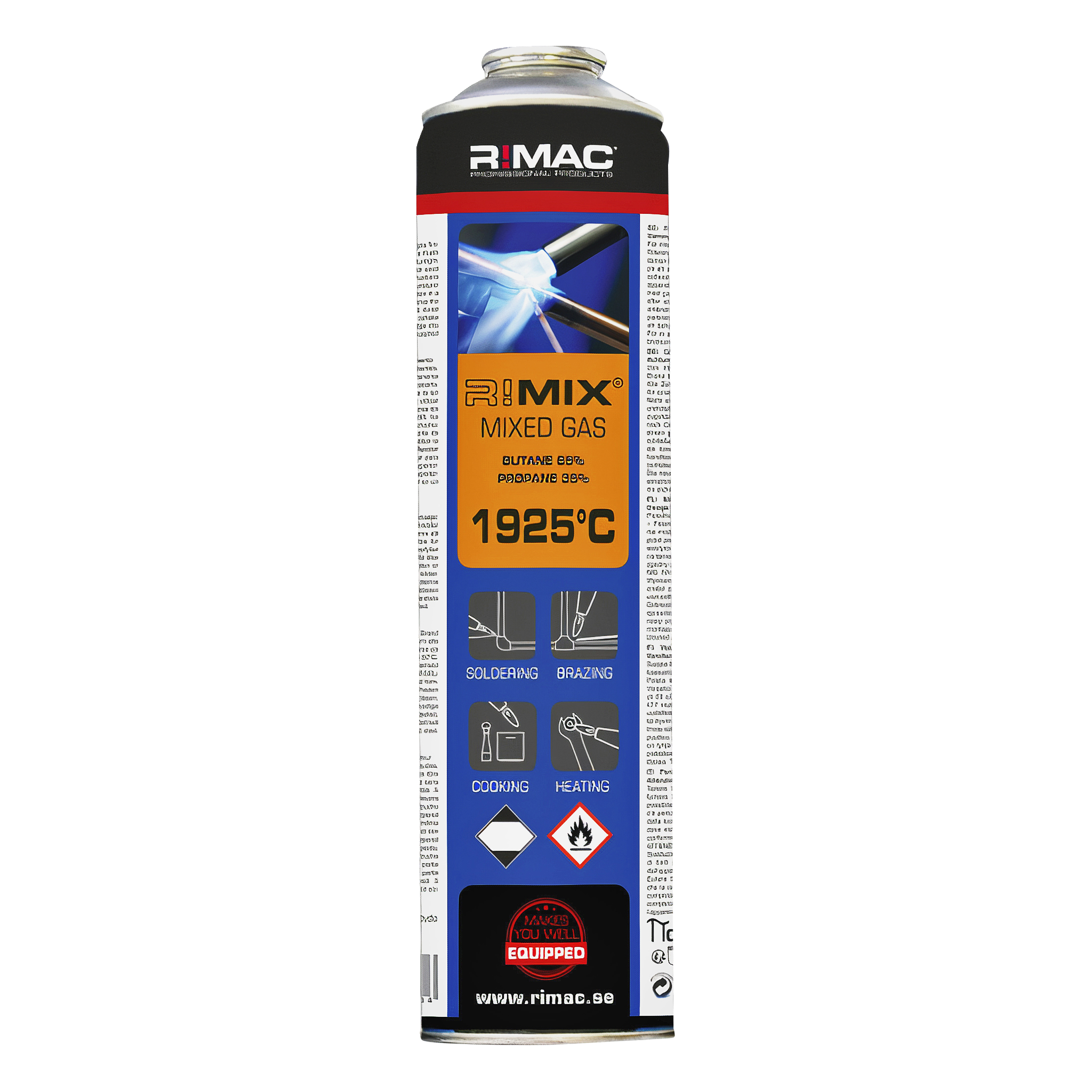Mixgasflaska 600 ml